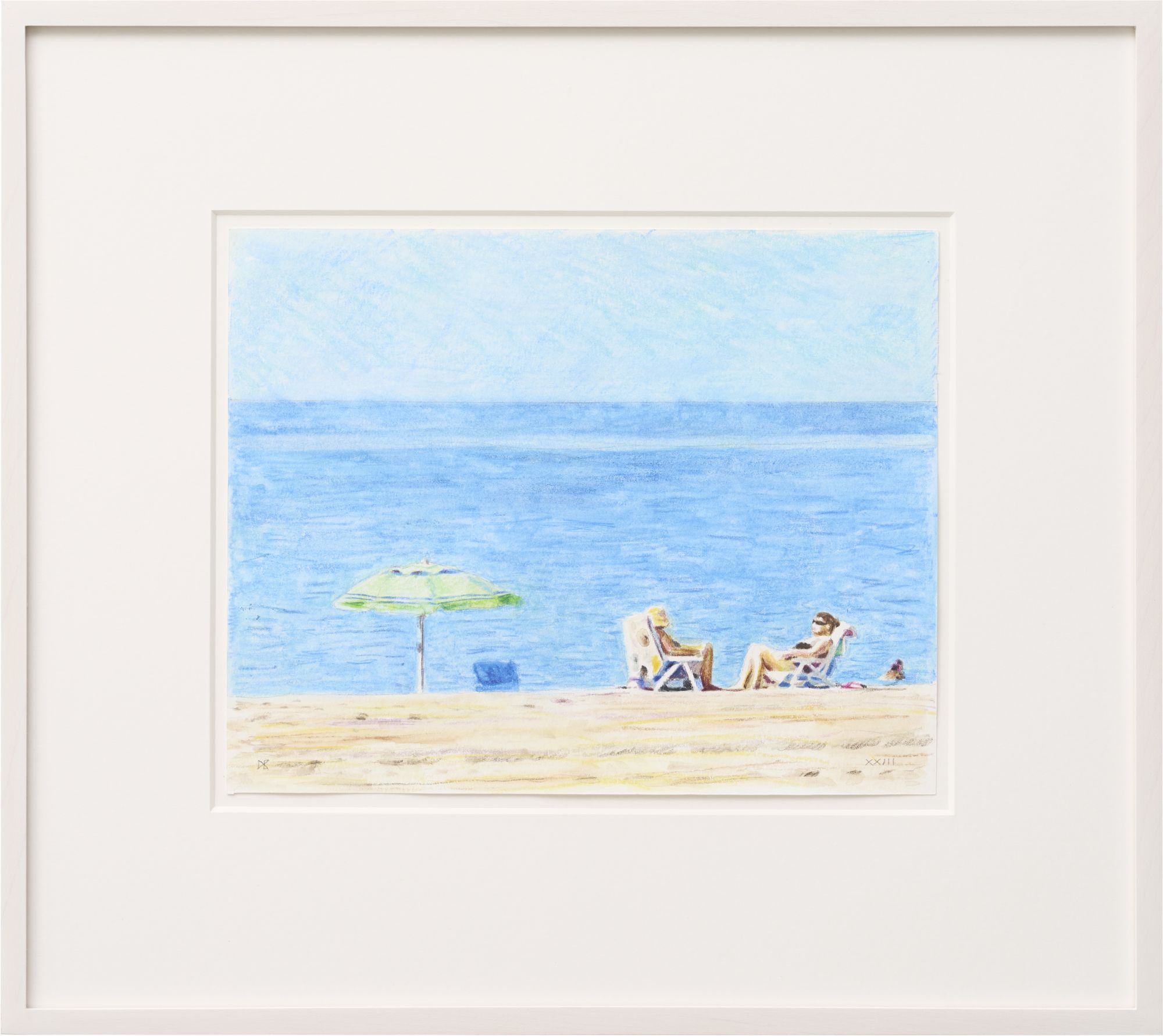 Dan Bina: Bild ‚Manhattan Beach: Early Morning‘ (2023) (Unikat)