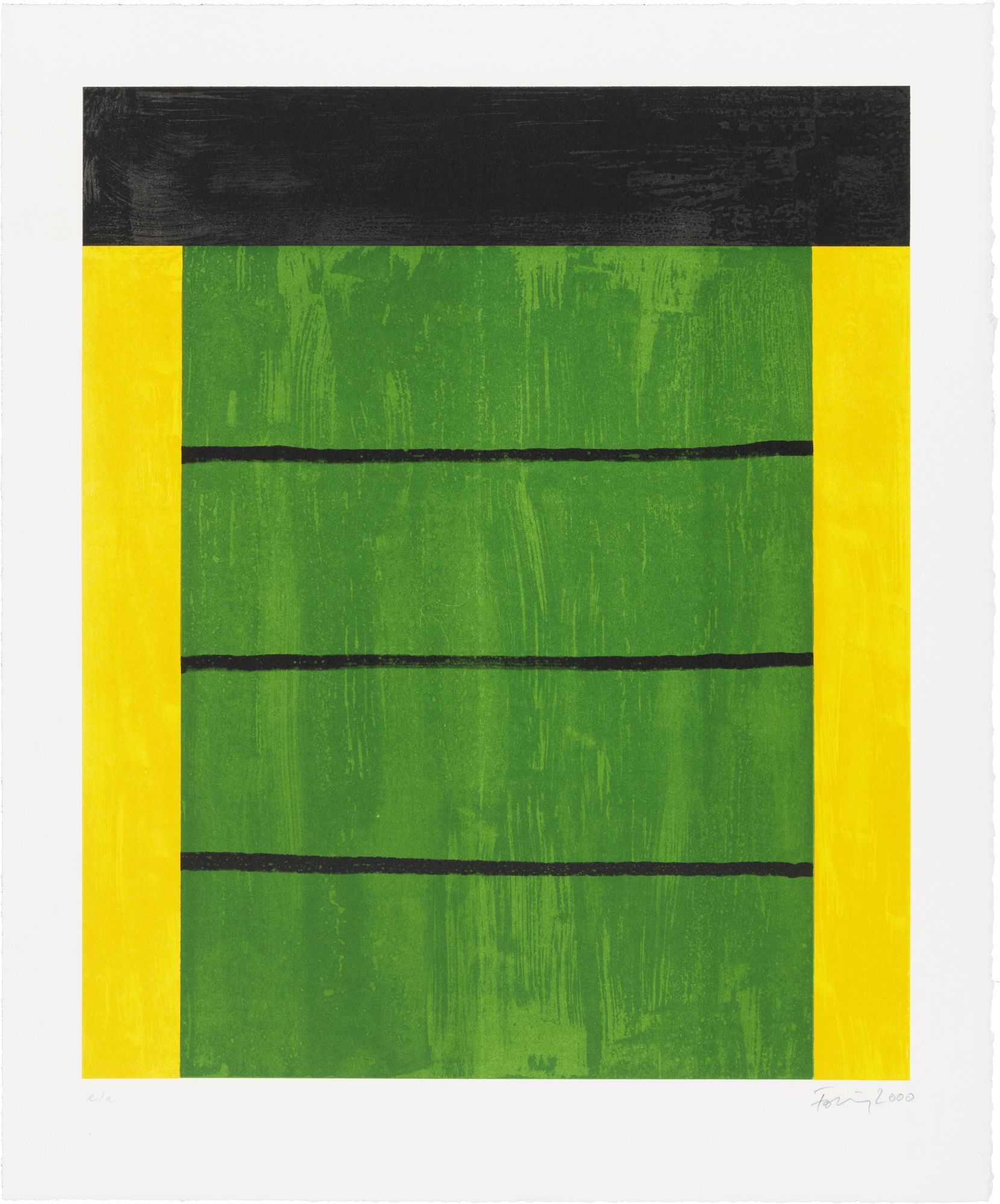 Günther Förg: Bild ‚Erker Suite 2000, Blatt 8‘ (2000)