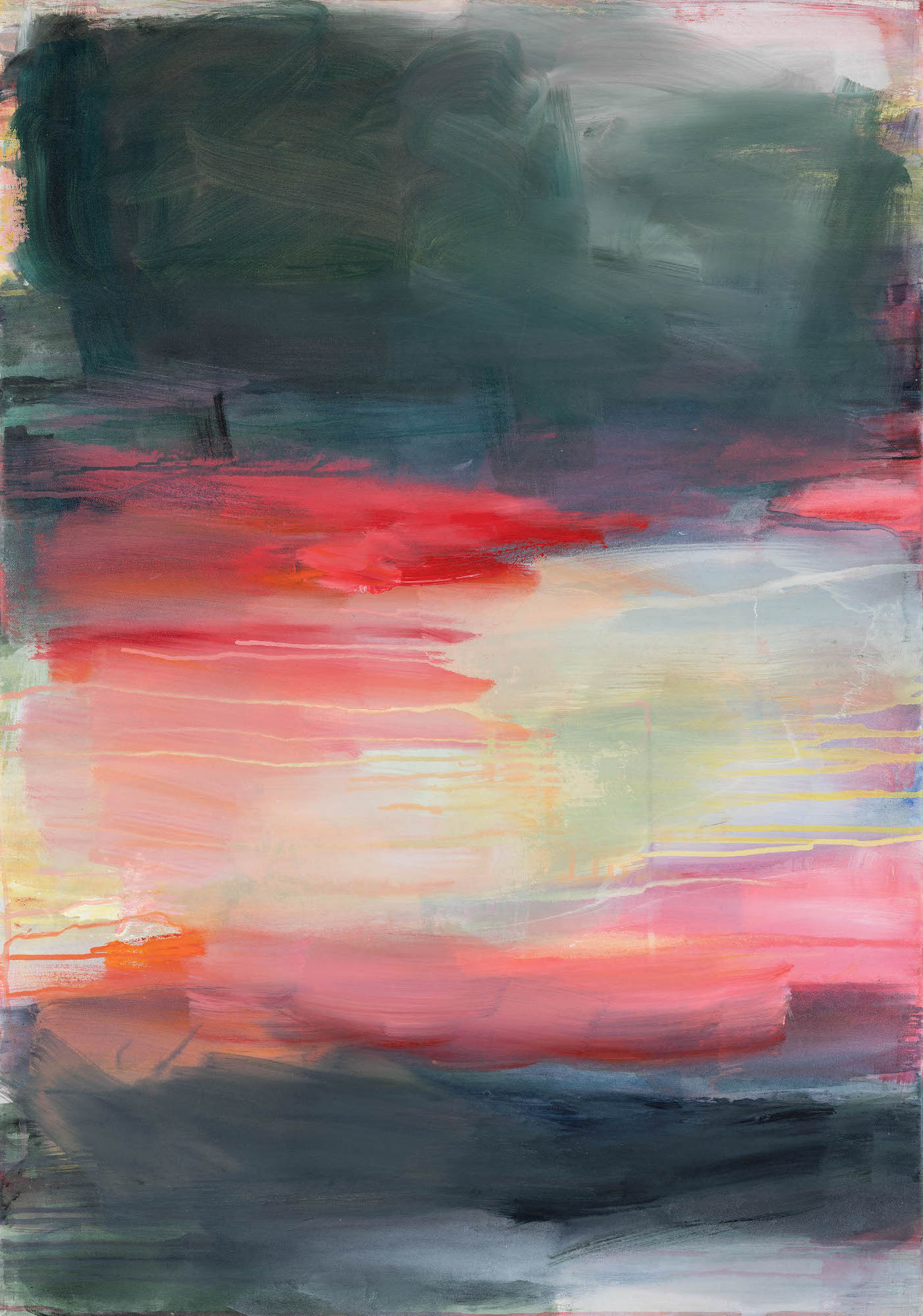 Uschi Lüdemann: Bild ‚From out of nowhere II‘ (2021) (Unikat)