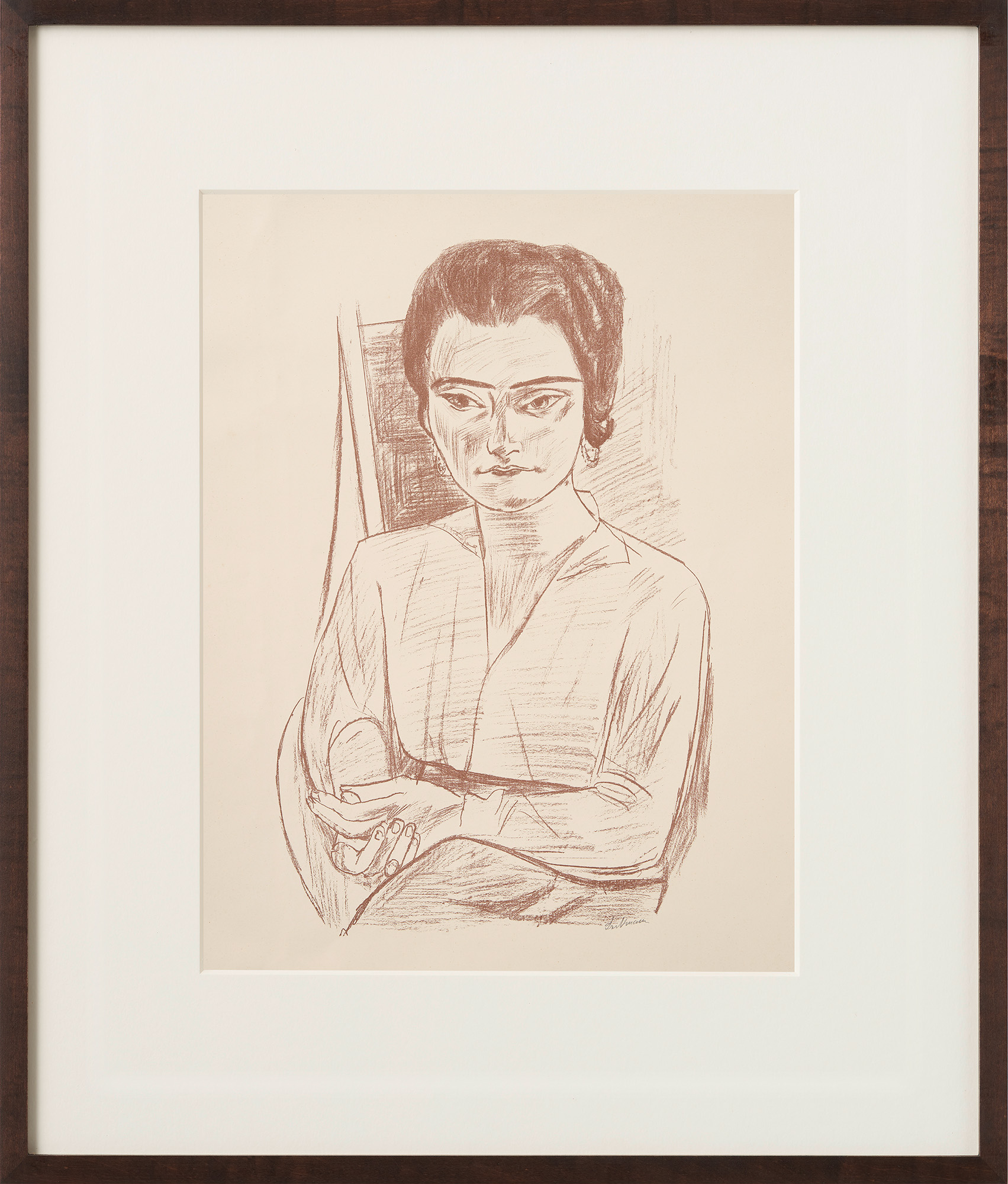 Max Beckmann: Bild ‚Junge Dame (Bildnis Naila, Frau H.M.)‘ (1923)
