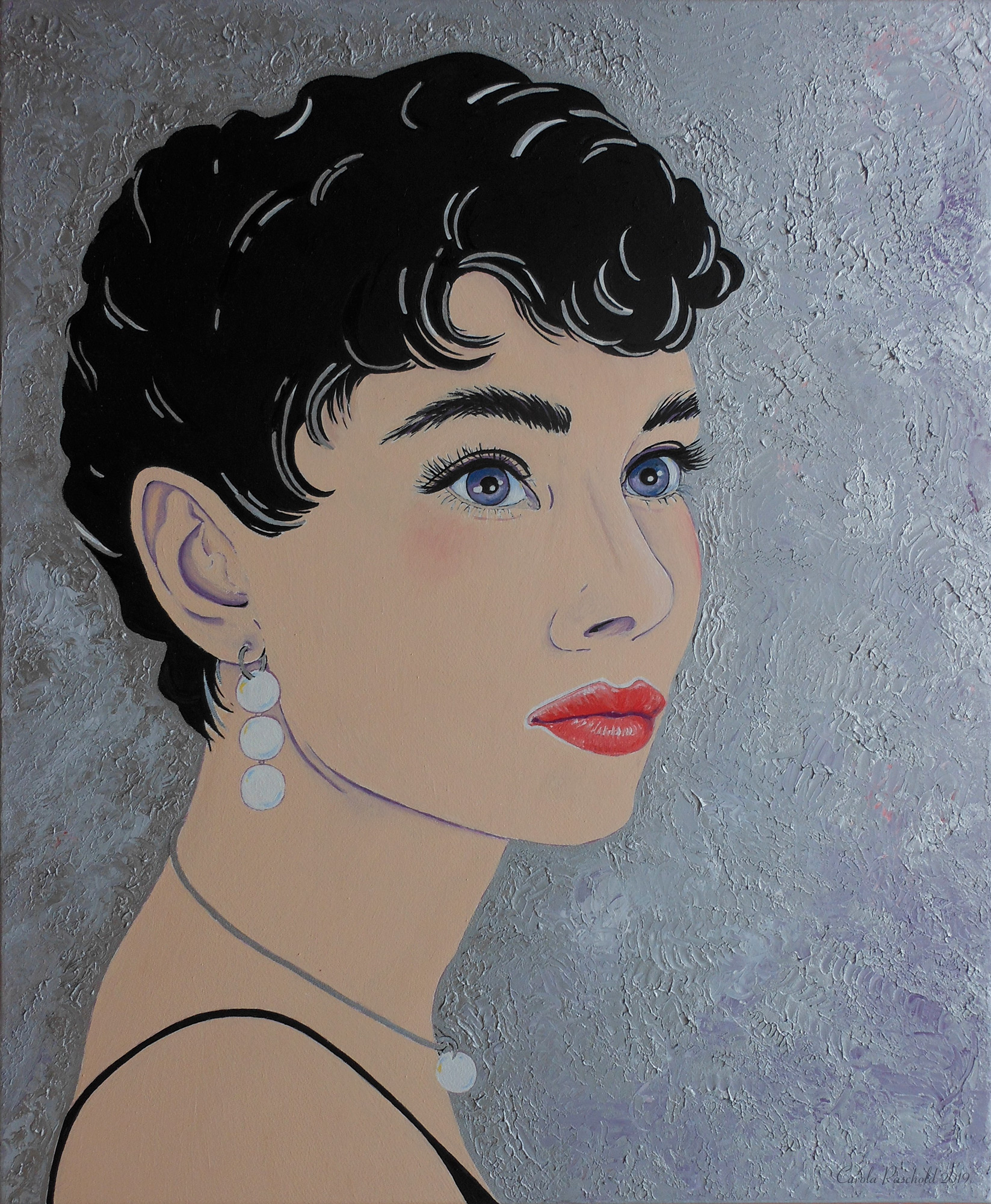 Carola Paschold: Bild ‚Audrey‘ (2019) (Unikat)