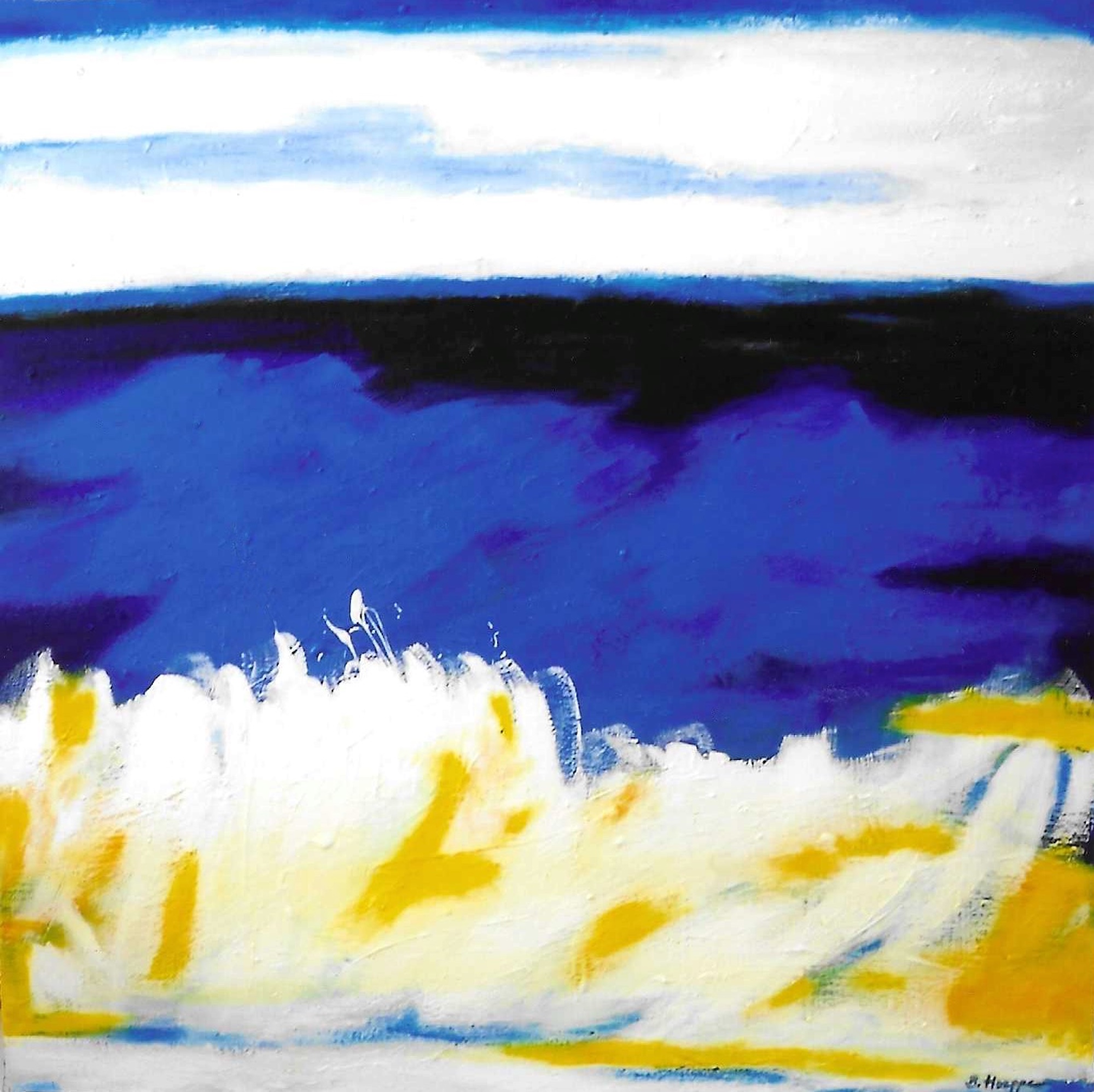 Brigitte Hoeppe: Bild ‚Am Meer‘ (2025) (Unikat)