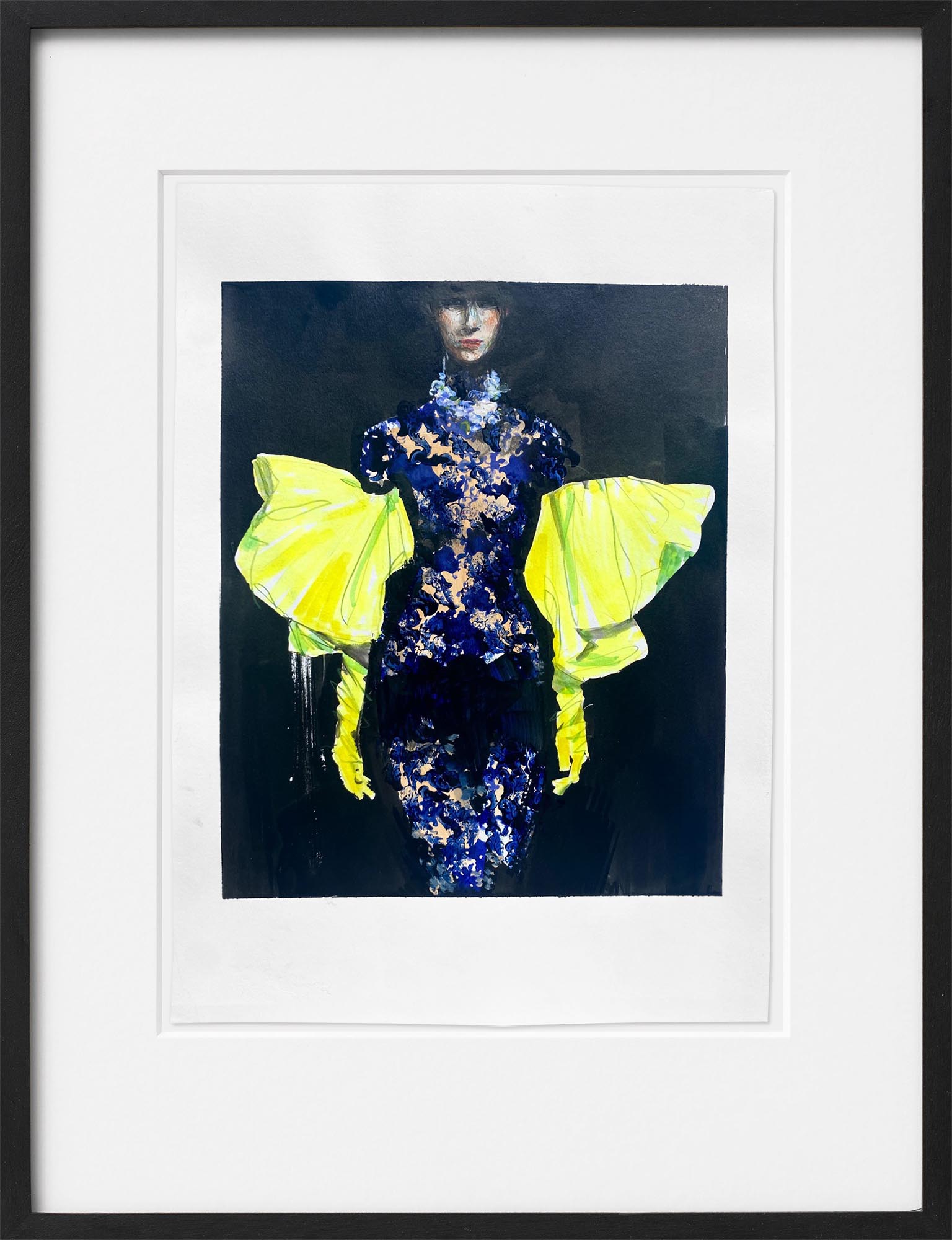 Jacqueline Ostermann: Bild ‚Gloves‘ (2023) (Unikat)