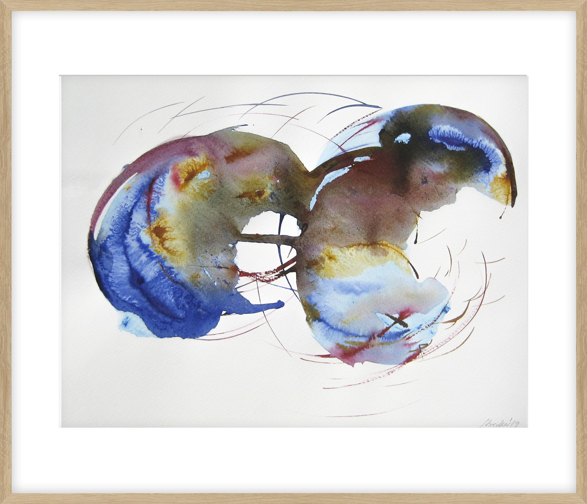 Renée Strecker: Bild ‚Incontro III‘ (2019) (Unikat)
