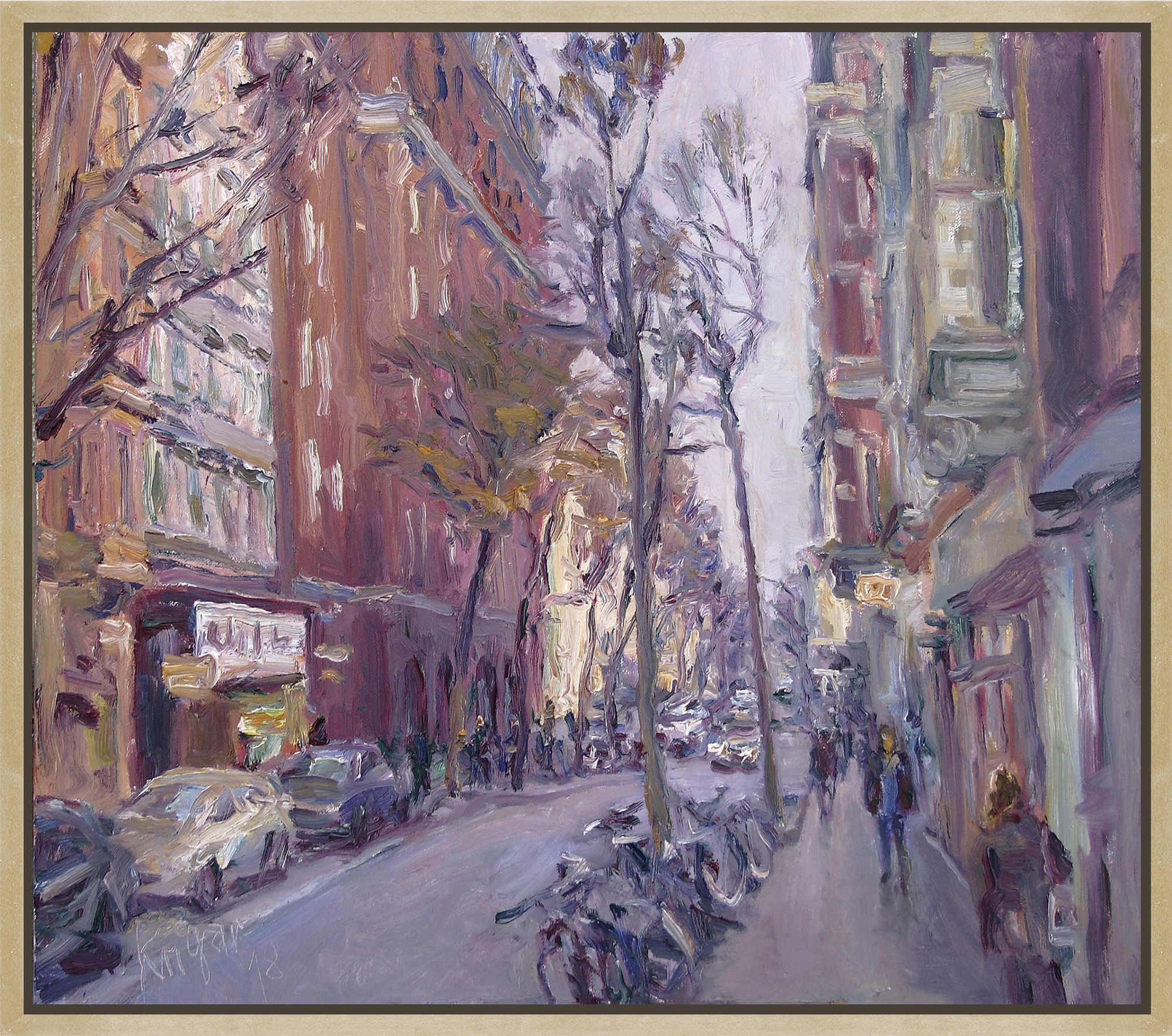André Krigar: Bild ‚Lange Reihe, Hamburg‘ (2017) (Unikat)