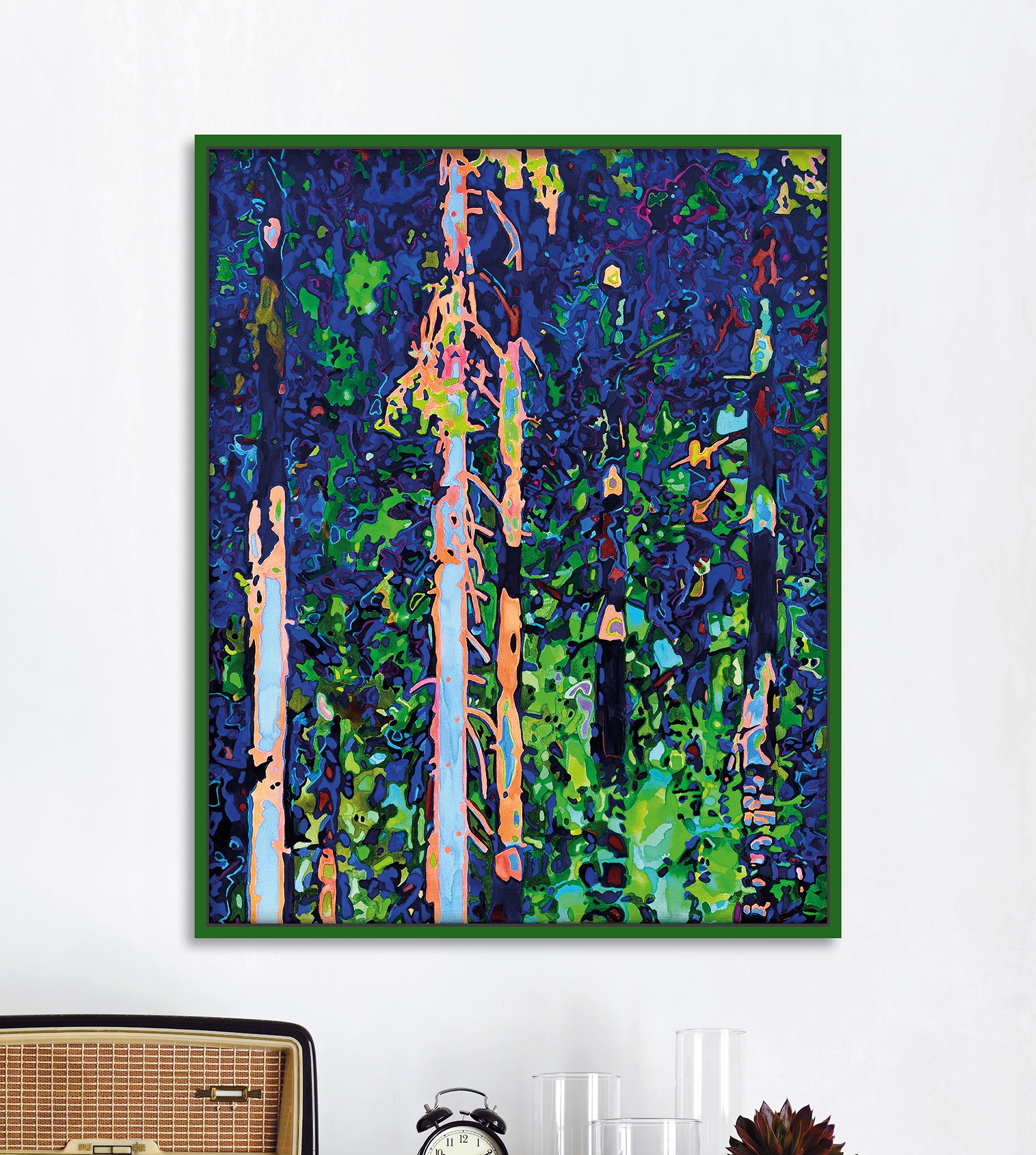 Ulrike Bultmann: Bild ‚Deep Green 01.26‘ (2026) (Unikat)