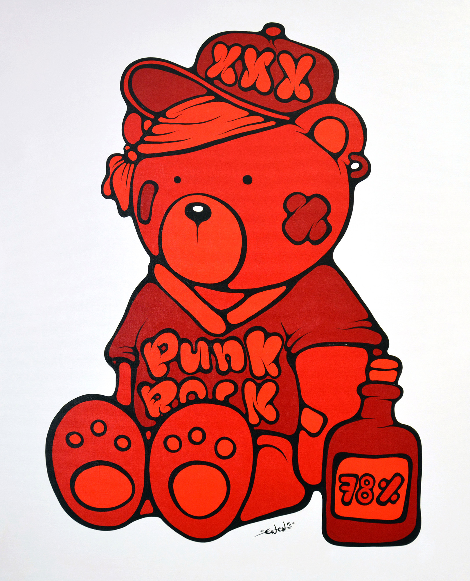 Ewen Gur: Bild ‚Max the Teddybär ♯16‘ (2015) (Unikat)