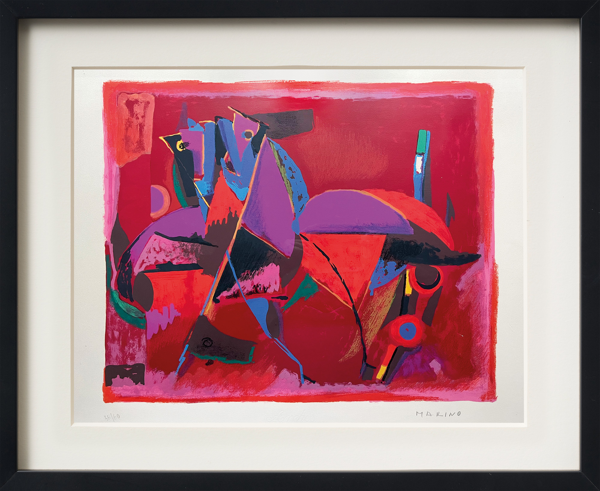 Marino Marini: Bild ‚Quadriga‘ (1970)