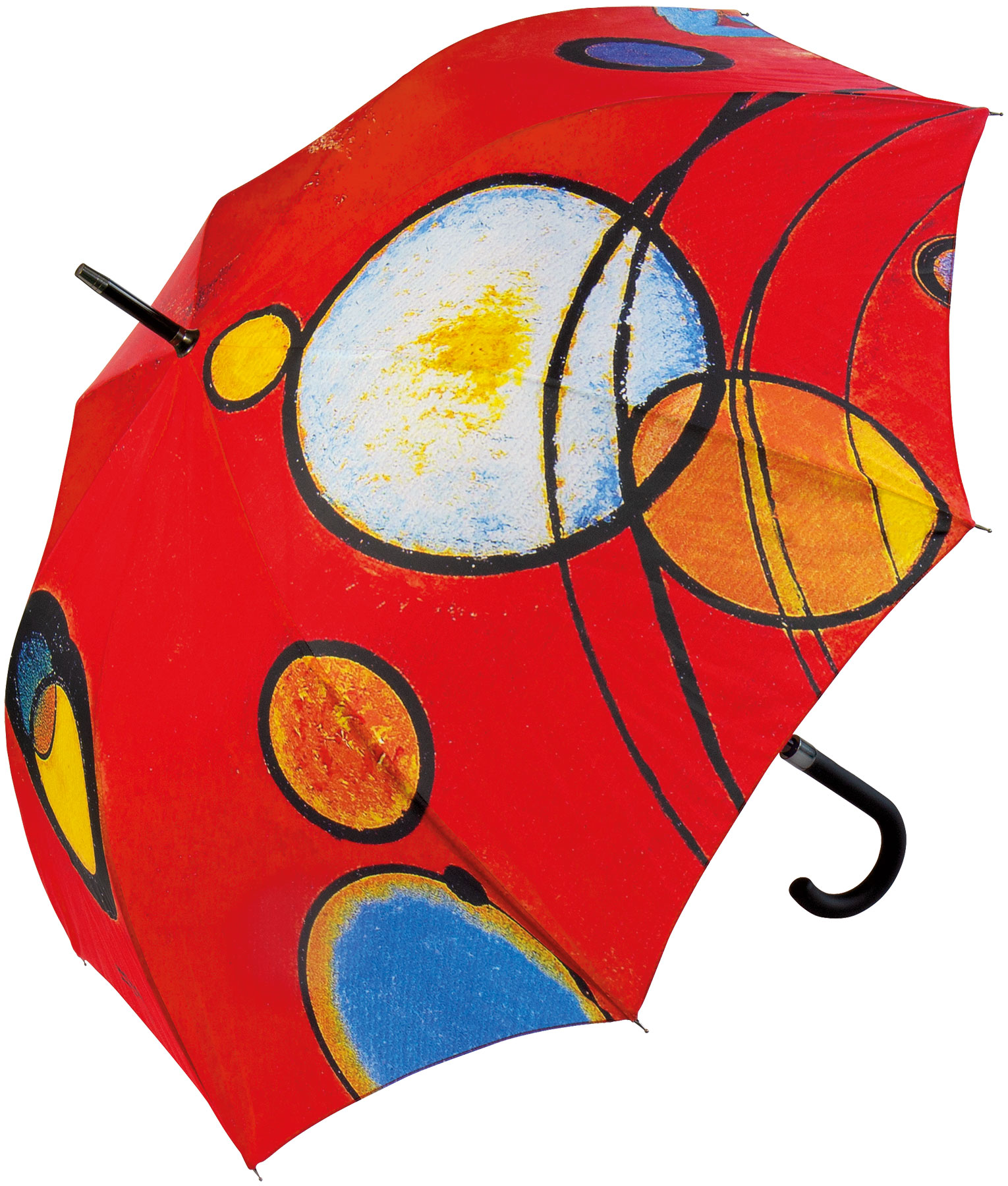 Stick umbrella "Heavy Red" by Wassily Kandinsky