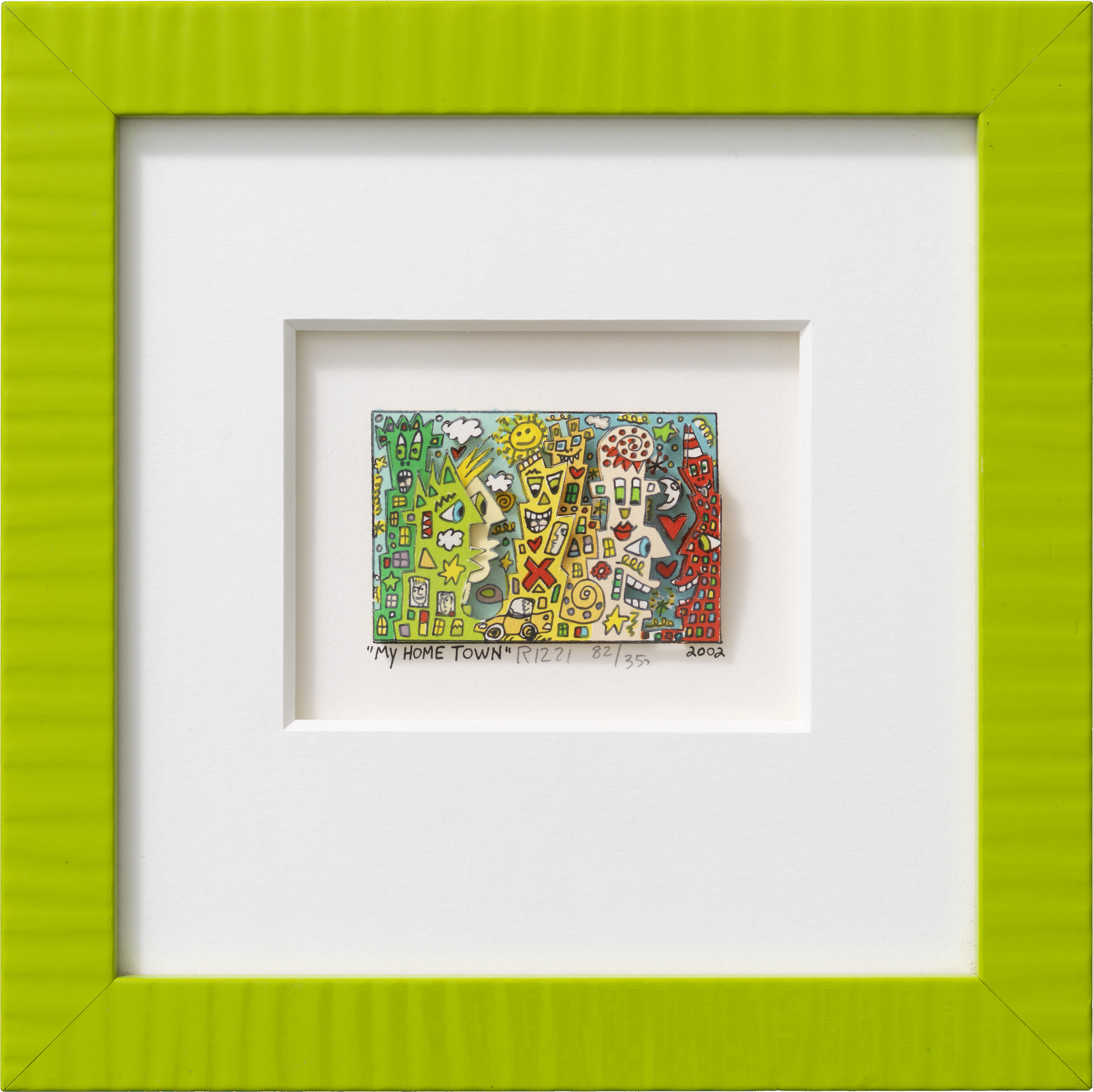 James Rizzi: Bild ‚My Home Town‘ (2002)