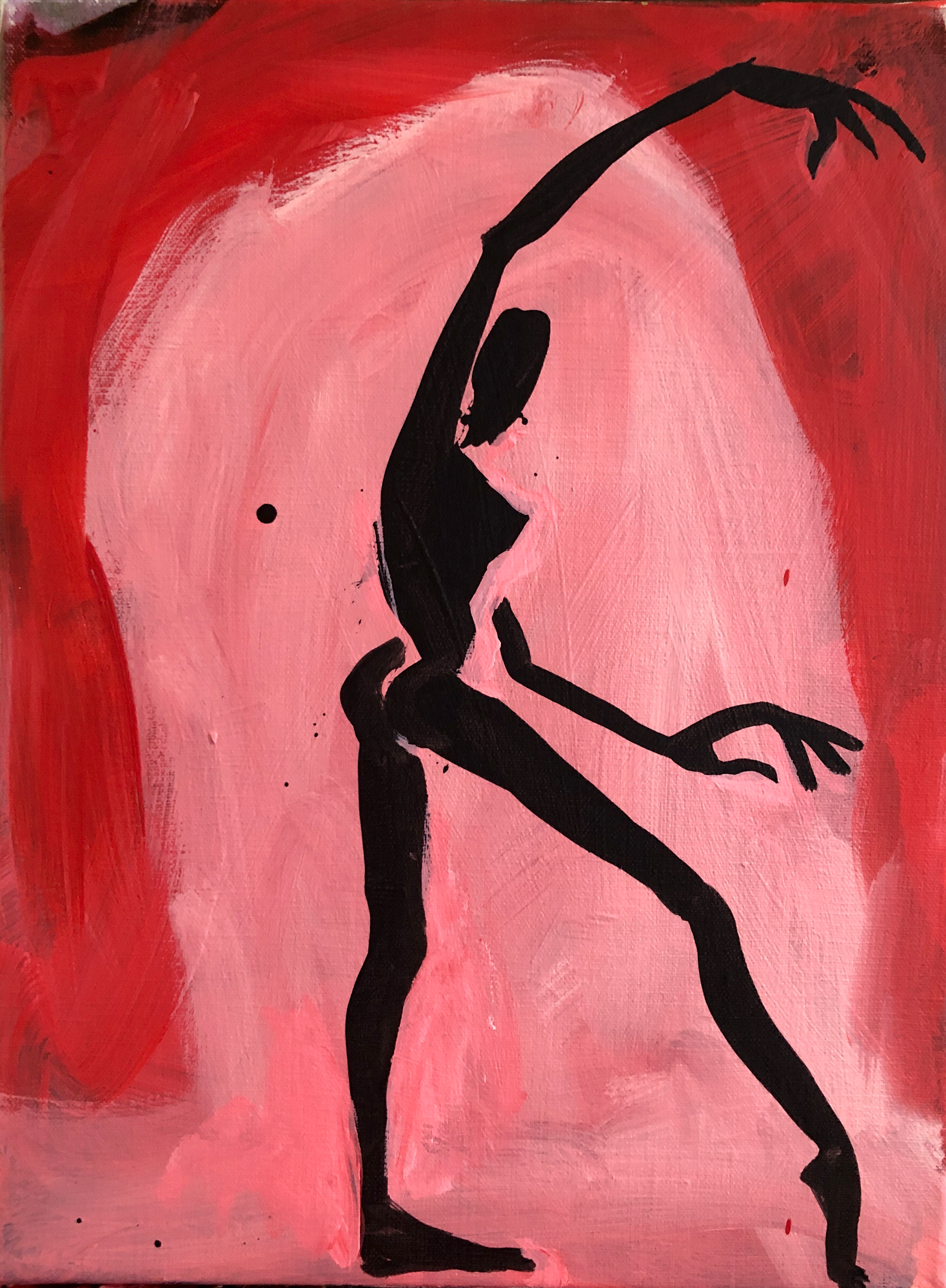 Helge Leiberg: Bild ‚Gedehnt‘ (2000) (Unikat)