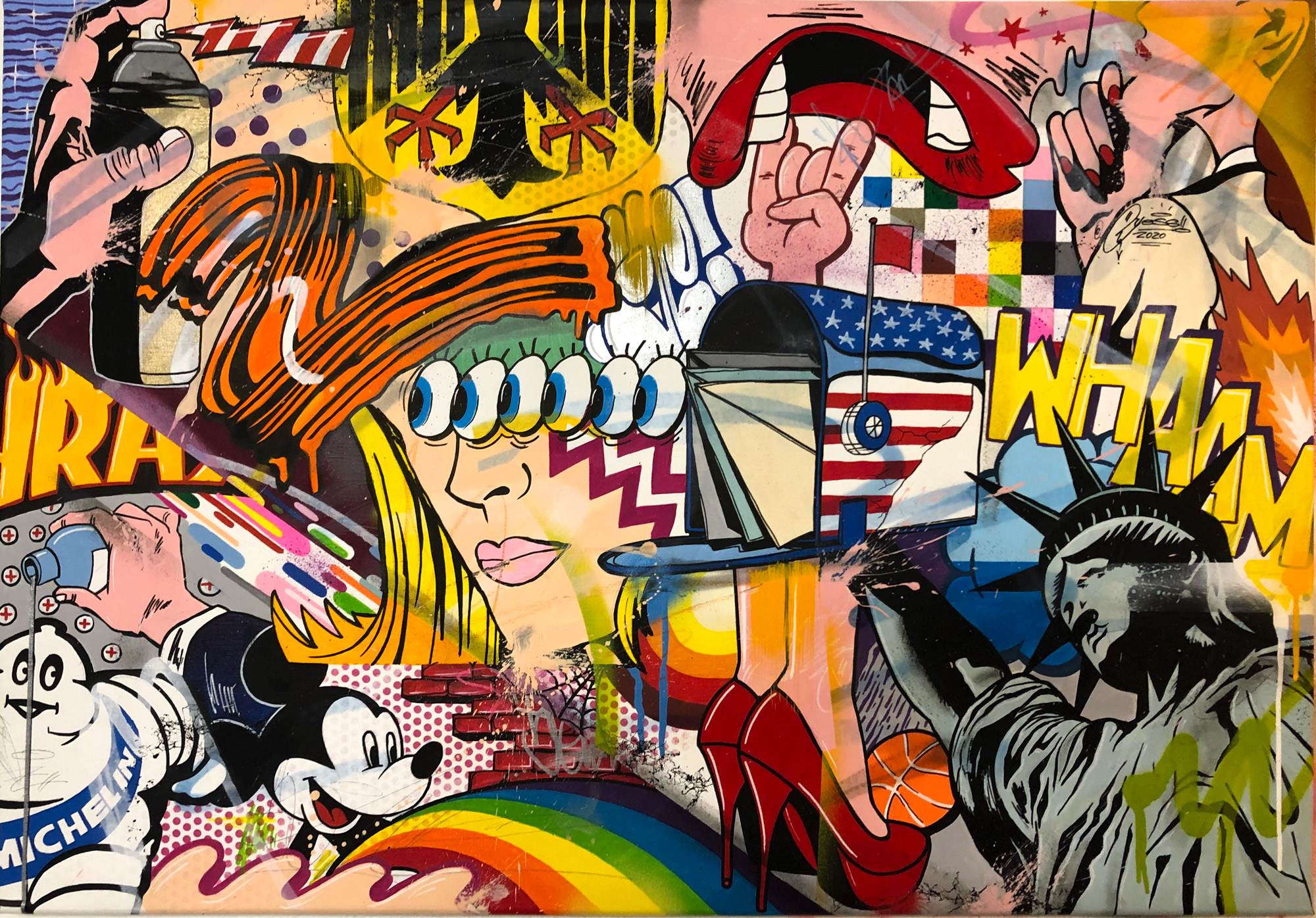 YESS: Bild ‚Stroke of the brush‘ (2020) (Unikat)