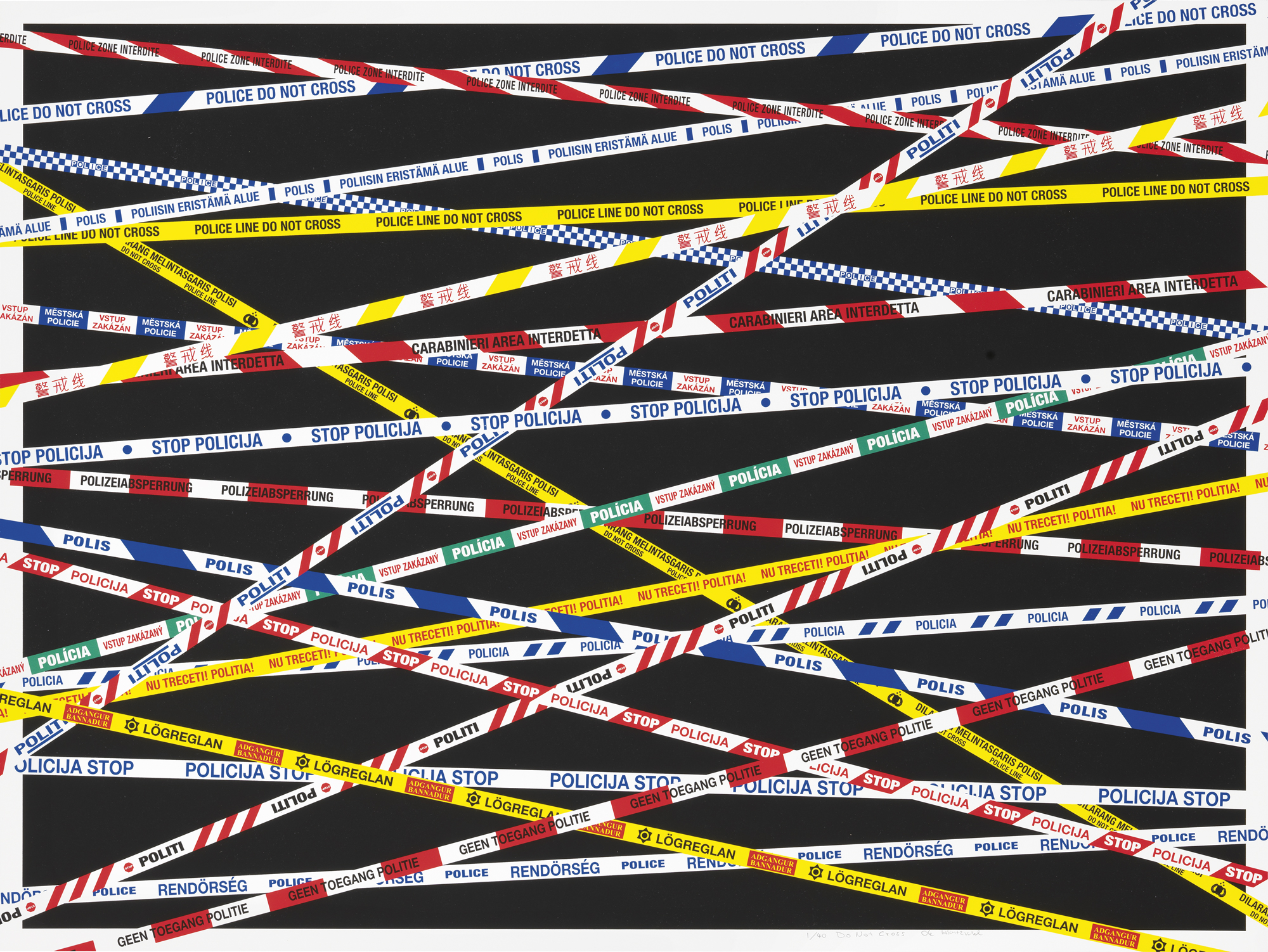 Ole Häntzschel: Bild ‚Do not cross‘ (2017)