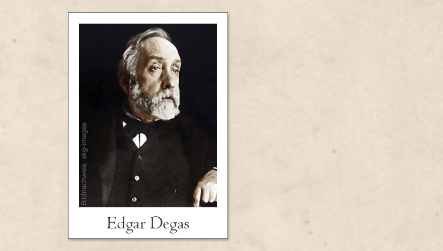 Porträt Edgar Degas
