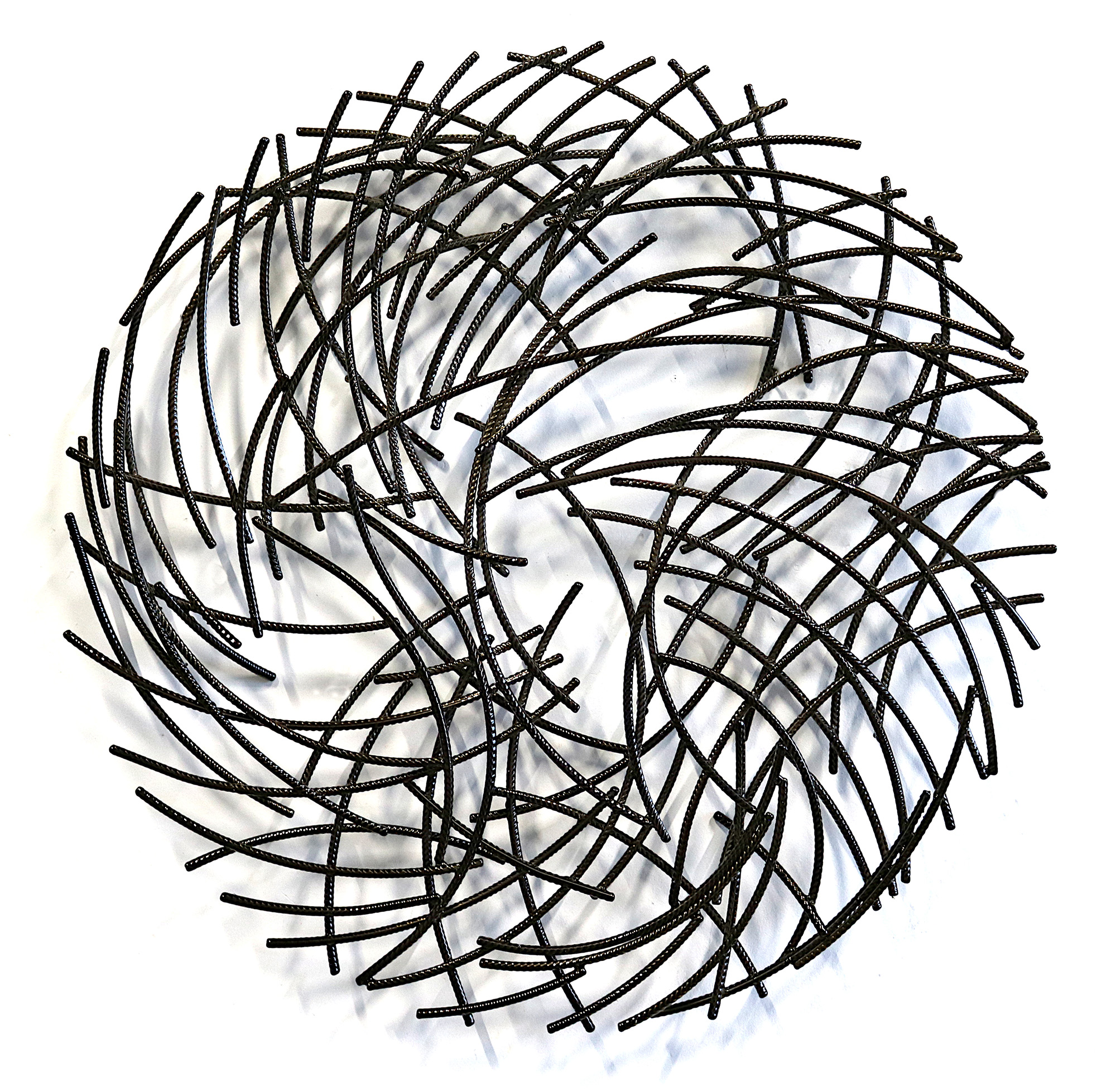 Christine Liebich: Wandobjekt ‚Cloud Smokey Metal‘ (2026) (Unikat)