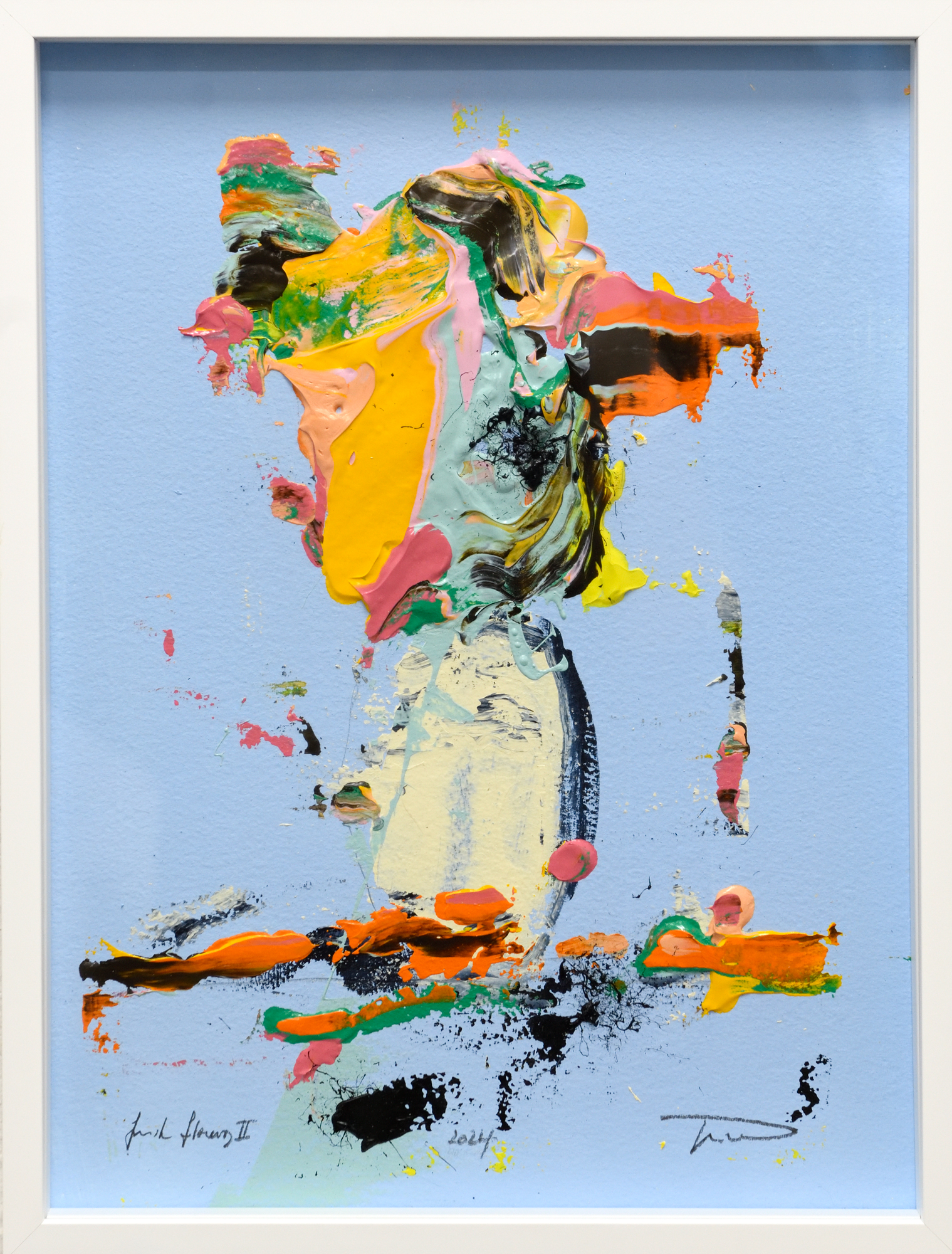 Lars Teichmann: Bild ‚fresh flowers_2‘ (2024) (Unikat)