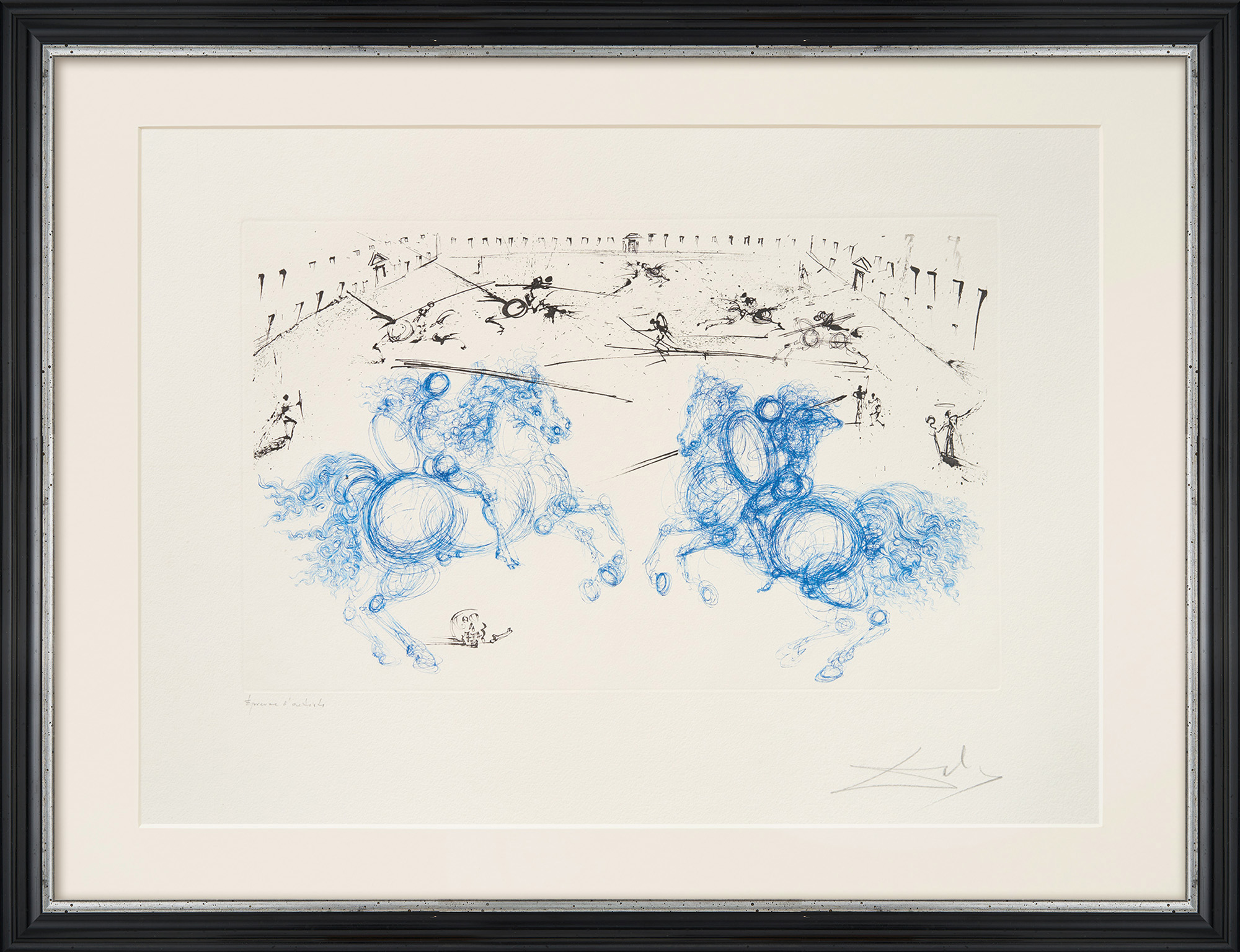Salvador Dalí: Bild ‚Combat de cavaliers‘ (1971)