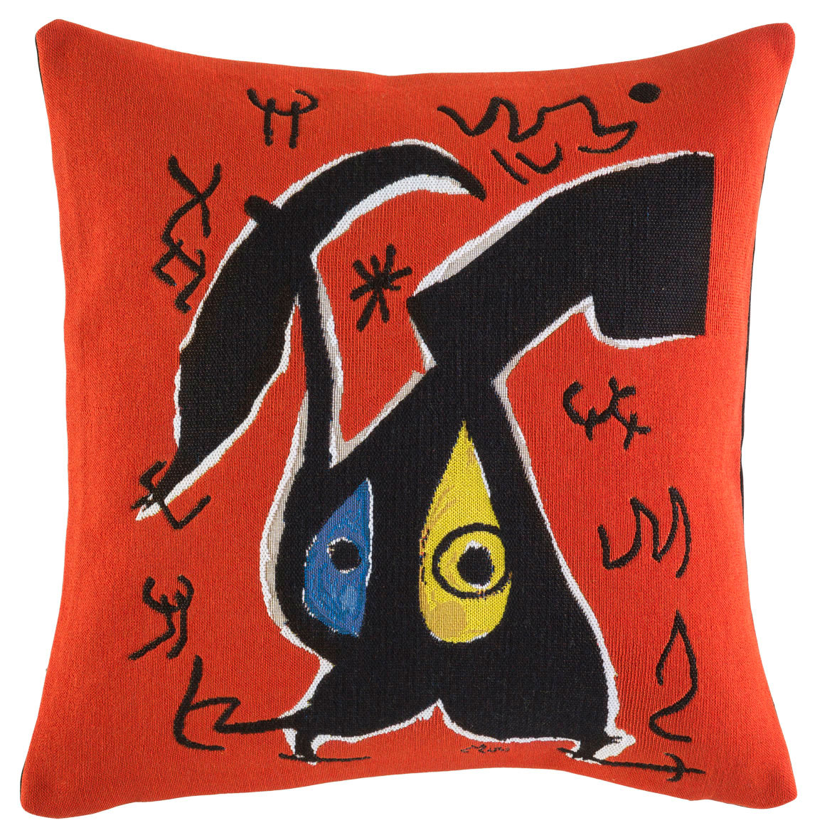 Kissenhülle "Frau und Vogel" von Joan Miró