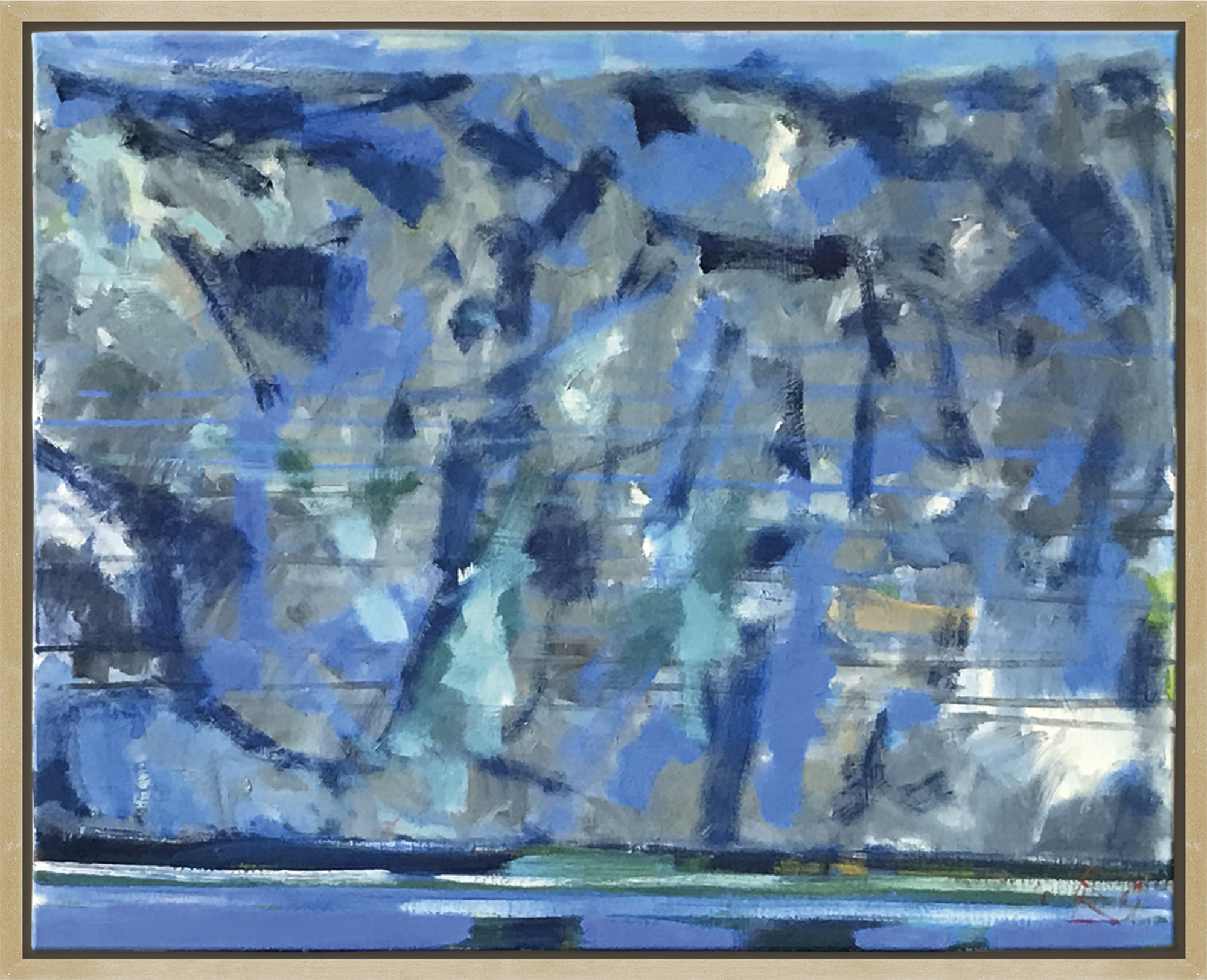 Wolf Bertram Becker: Bild ‚Berge‘ (2009) (Unikat)