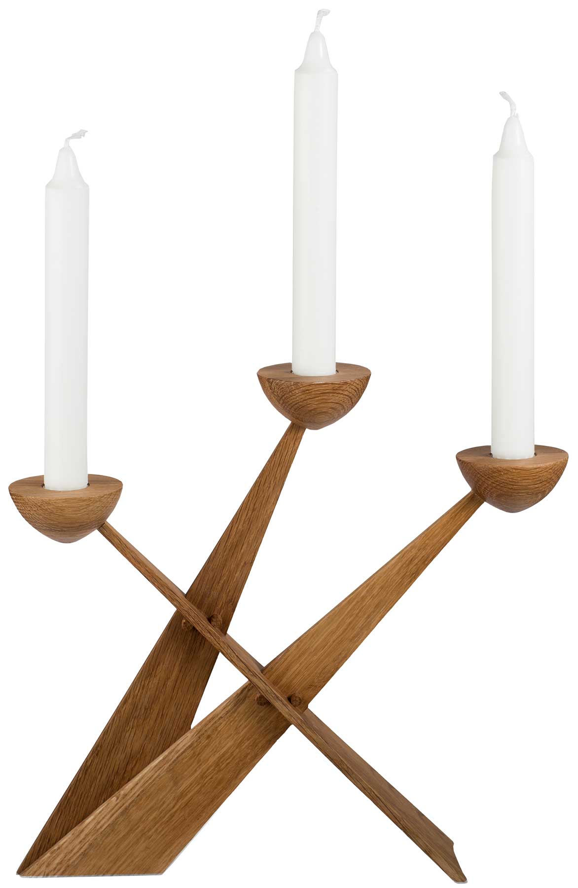 Kerzenleuchter "Candletree" (ohne Kerzen), Version aus Eichenholz
