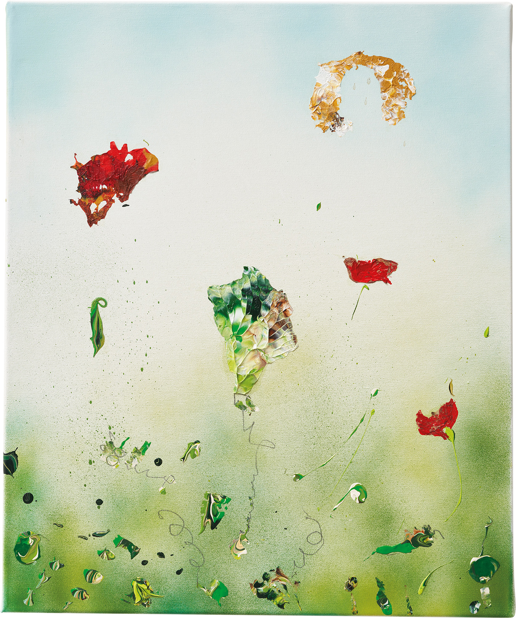 Christine Müller: Bild ‚Die Natur wird zur Kunst I‘ (2022) (Unikat)