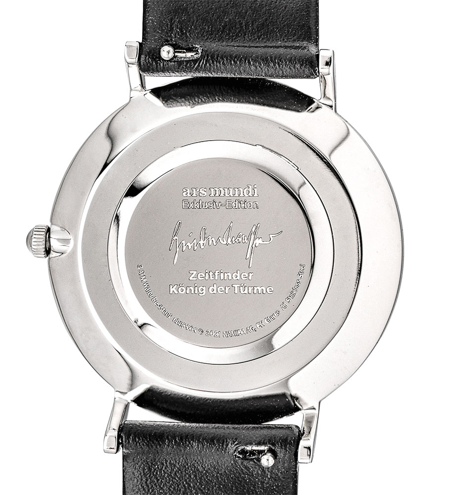 Künstler-Armbanduhr "König der Türme" von Friedensreich Hundertwasser