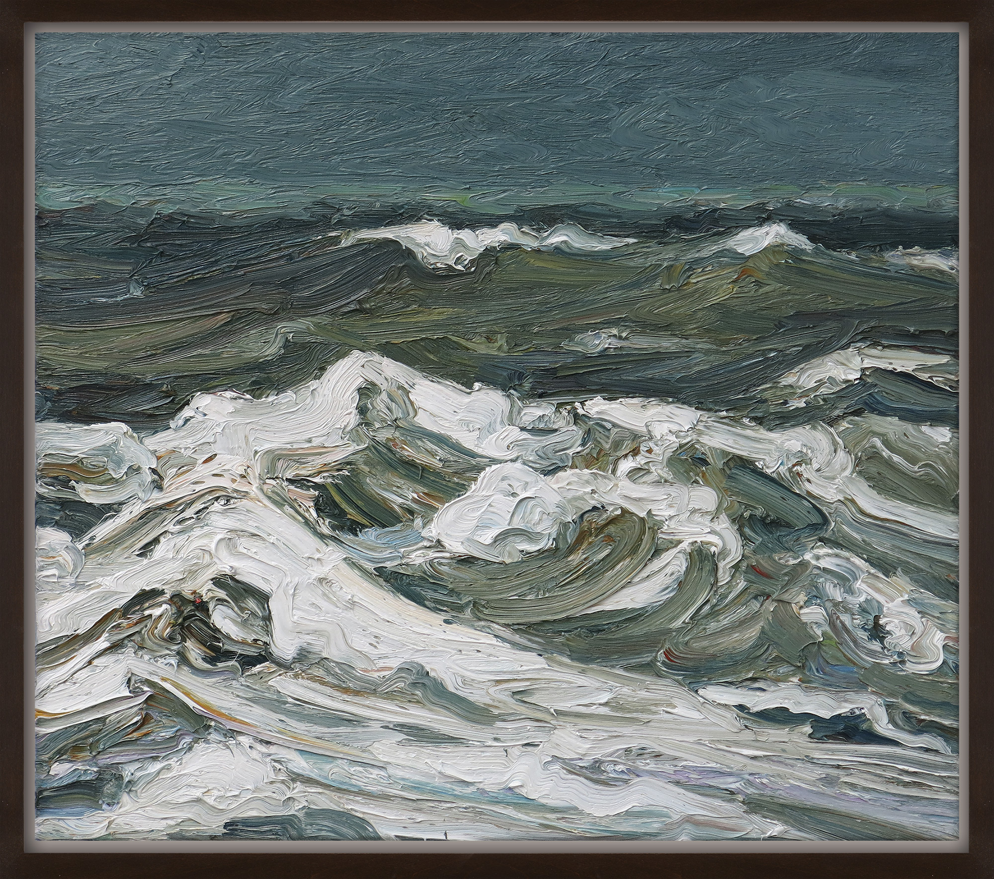 Ralph Fleck: Bild ‚Raue See 19.VII‘ (2020)