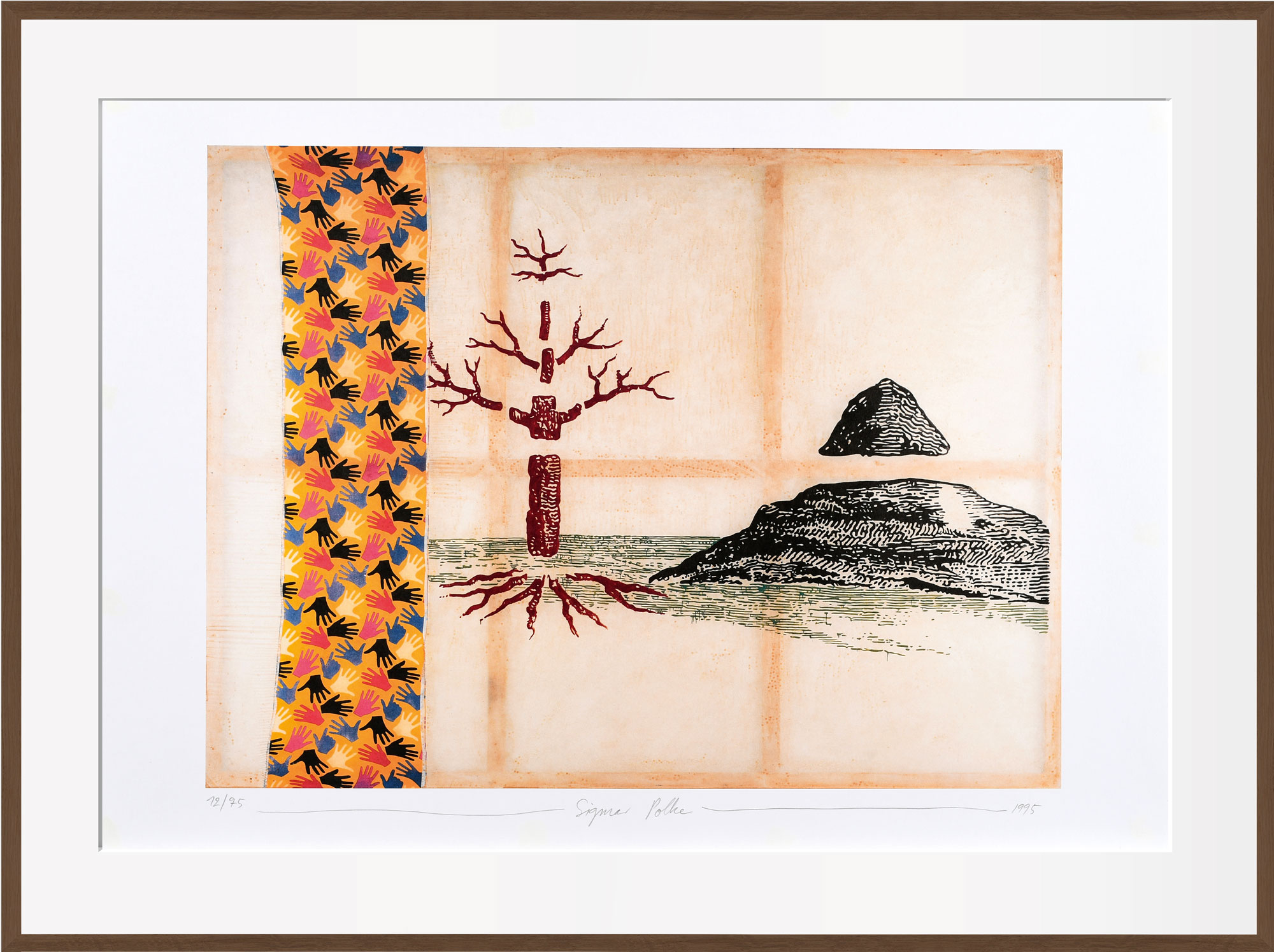 Sigmar Polke: Bild ‚Drei Lügen der Malerei‘ (1995)