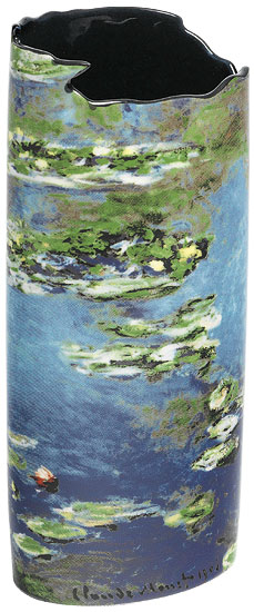 Keramikvase "Seerosen I" von Claude Monet