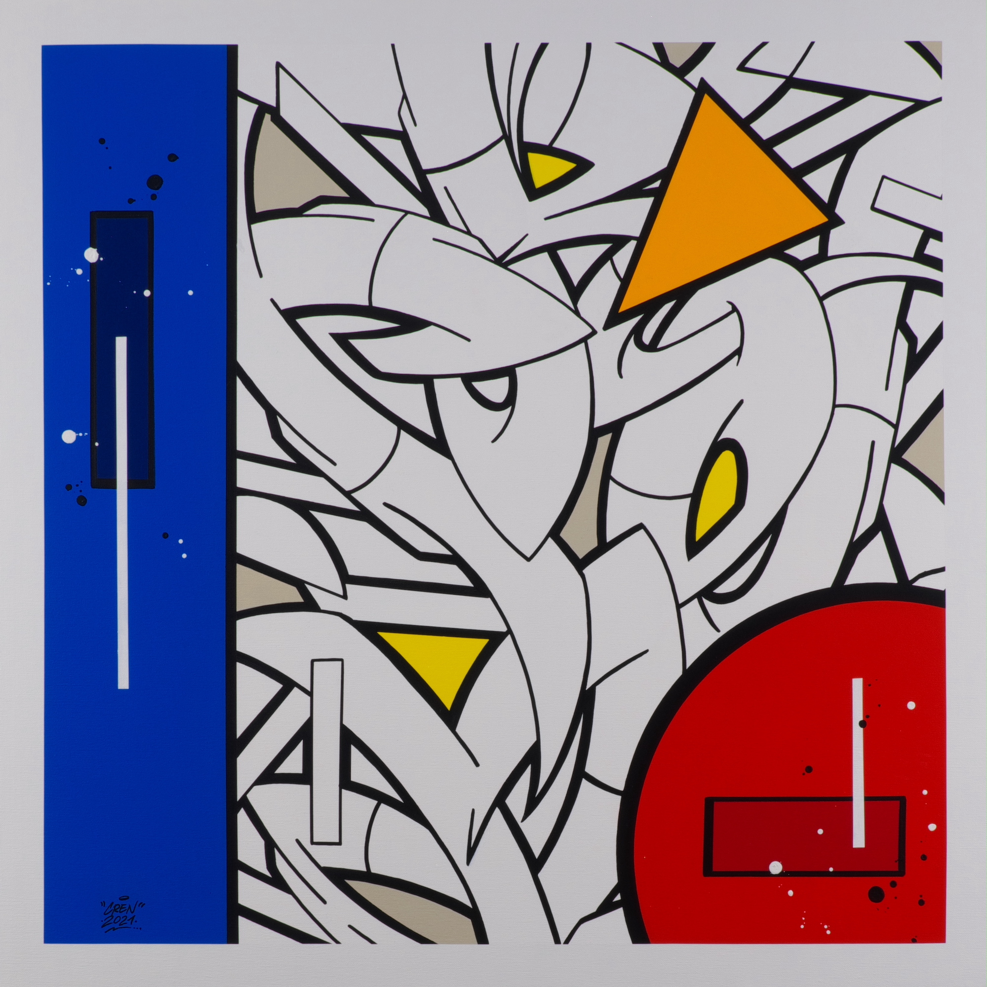 Cren: Bild ‚Primary Styles 6‘ (2021) (Unikat)