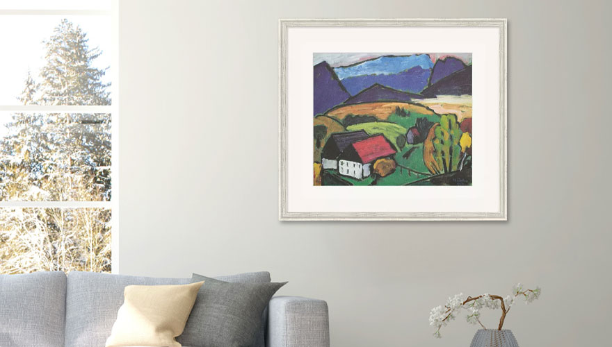 Gabriele Münter: Picture 'View of the Mountains'