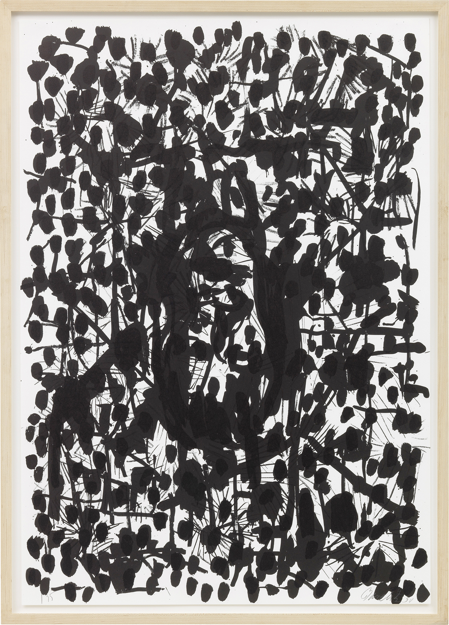 Georg Baselitz: Bild ‚Suite 45 (XVII)‘ (1990)