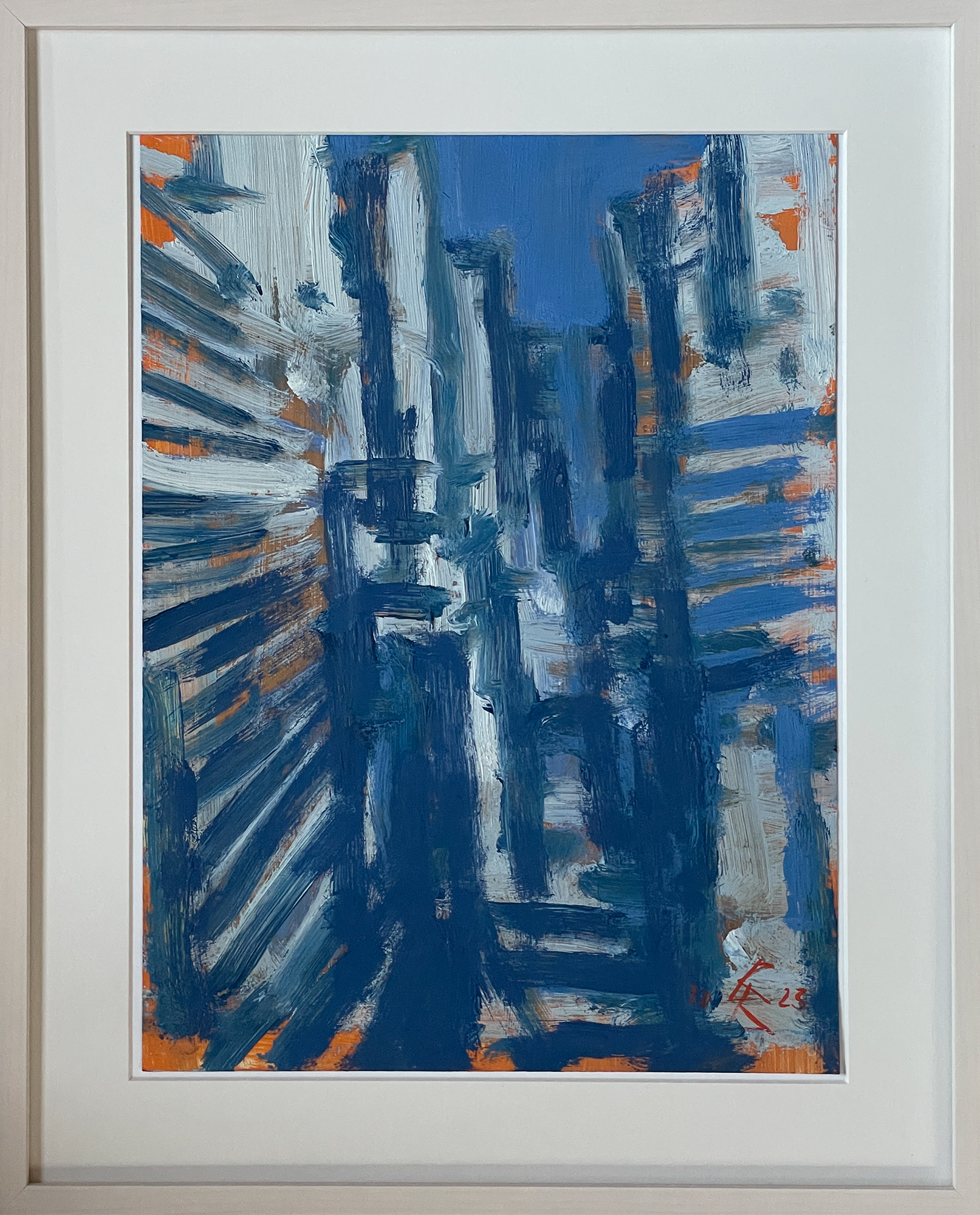 Wolf Bertram Becker: Bild ‚NY View I‘ (2023) (Unikat)