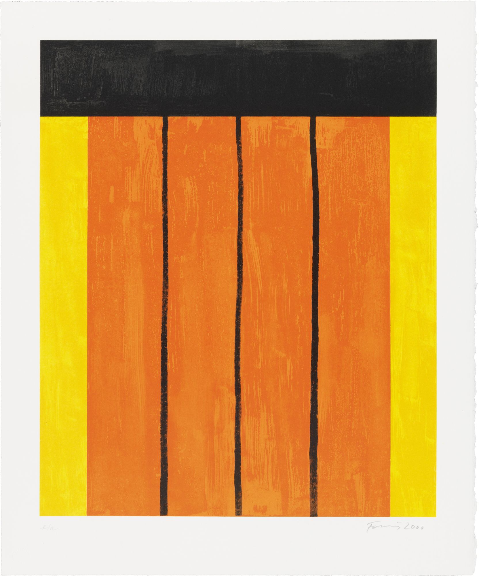 Günther Förg: Bild ‚Erker Suite 2000, Blatt 2‘ (2000)