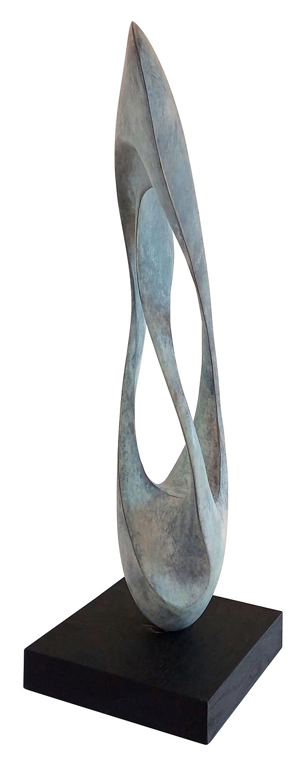 Skulptur "Atmung 8" (2016), Bronze