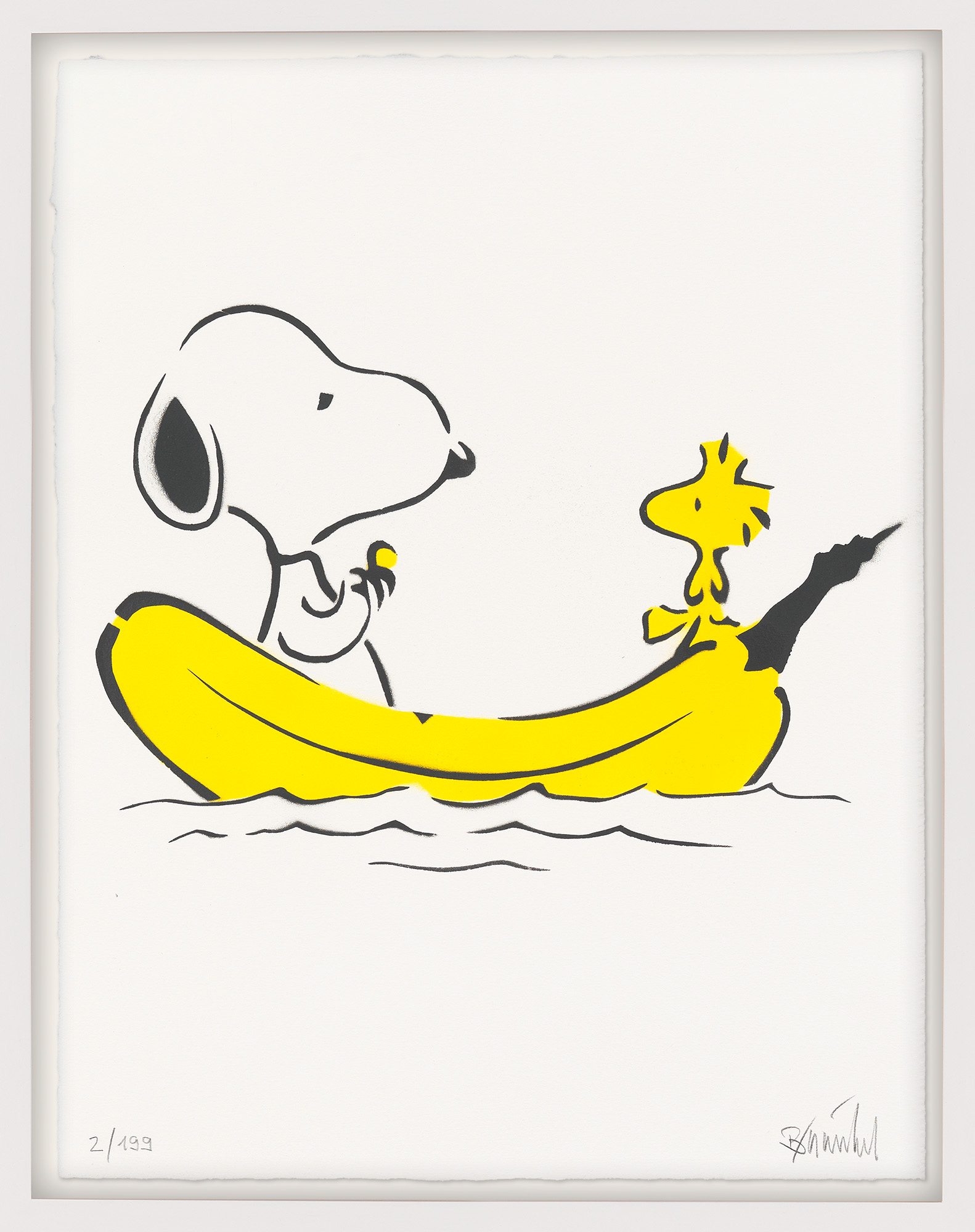 Thomas Baumgärtel: Bild ‚Snoopy & Woodstock‘ (2022)
