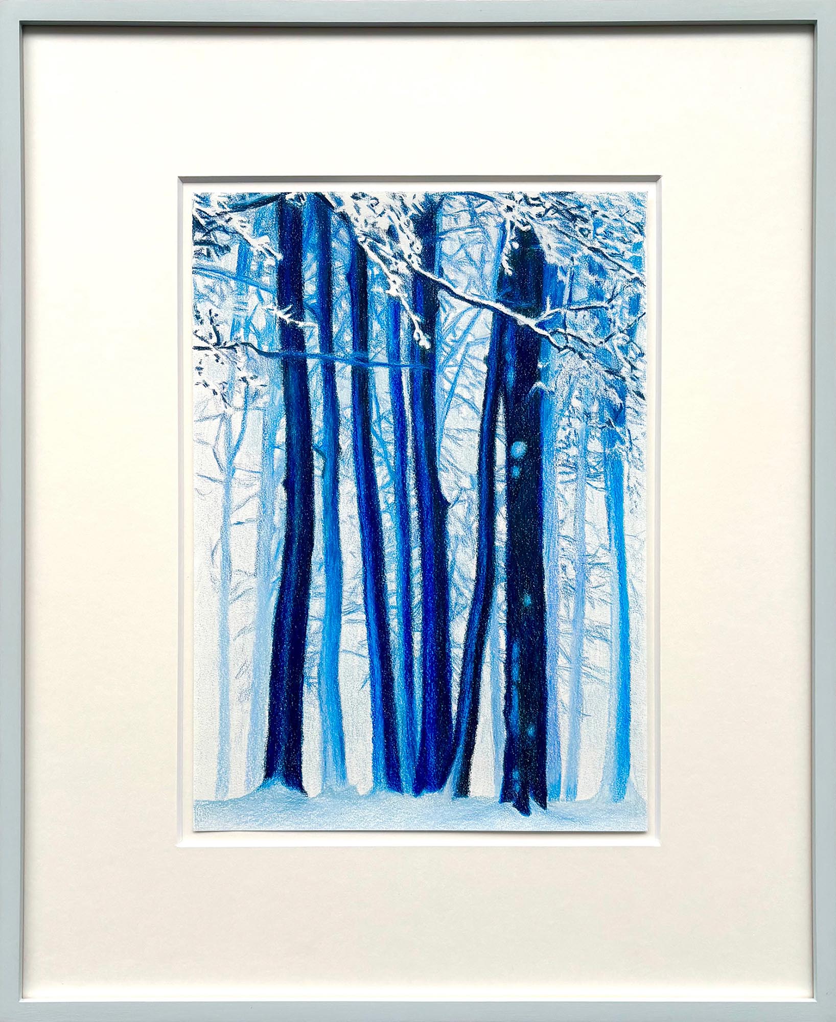 Ulrike Bultmann: Bild ‚Blue Interval 01.26‘ (2026) (Unikat)