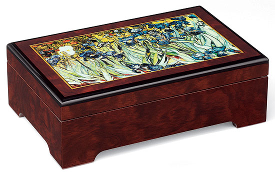 Musik-Schmuckbox "Schwertlilie" von Vincent van Gogh