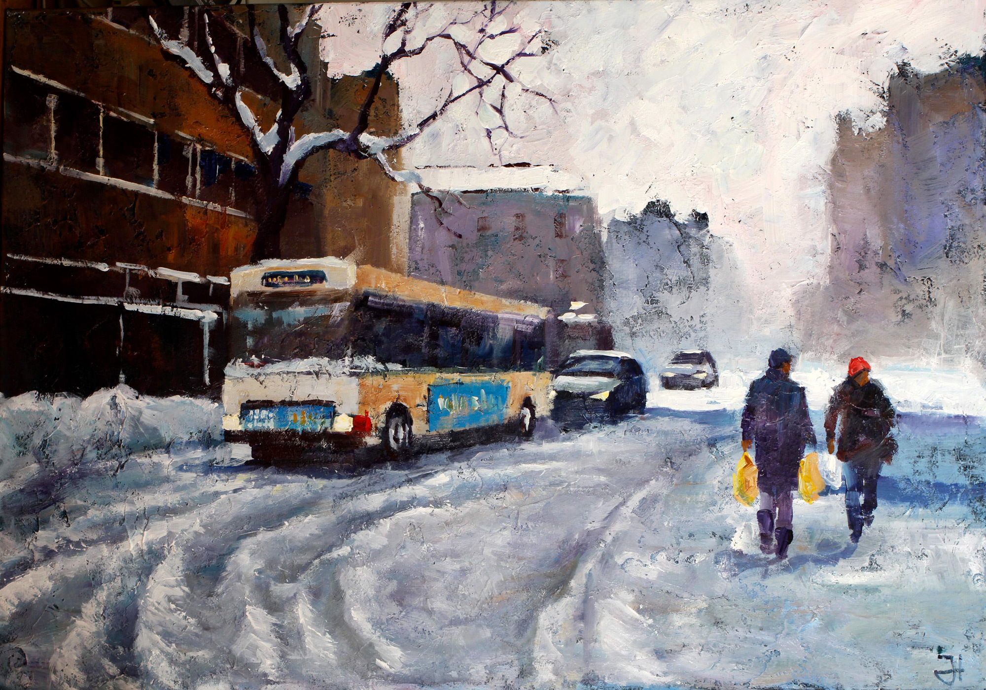 Julije Horvatic: Bild ‚Urban Life VI‘ (2018) (Unikat)