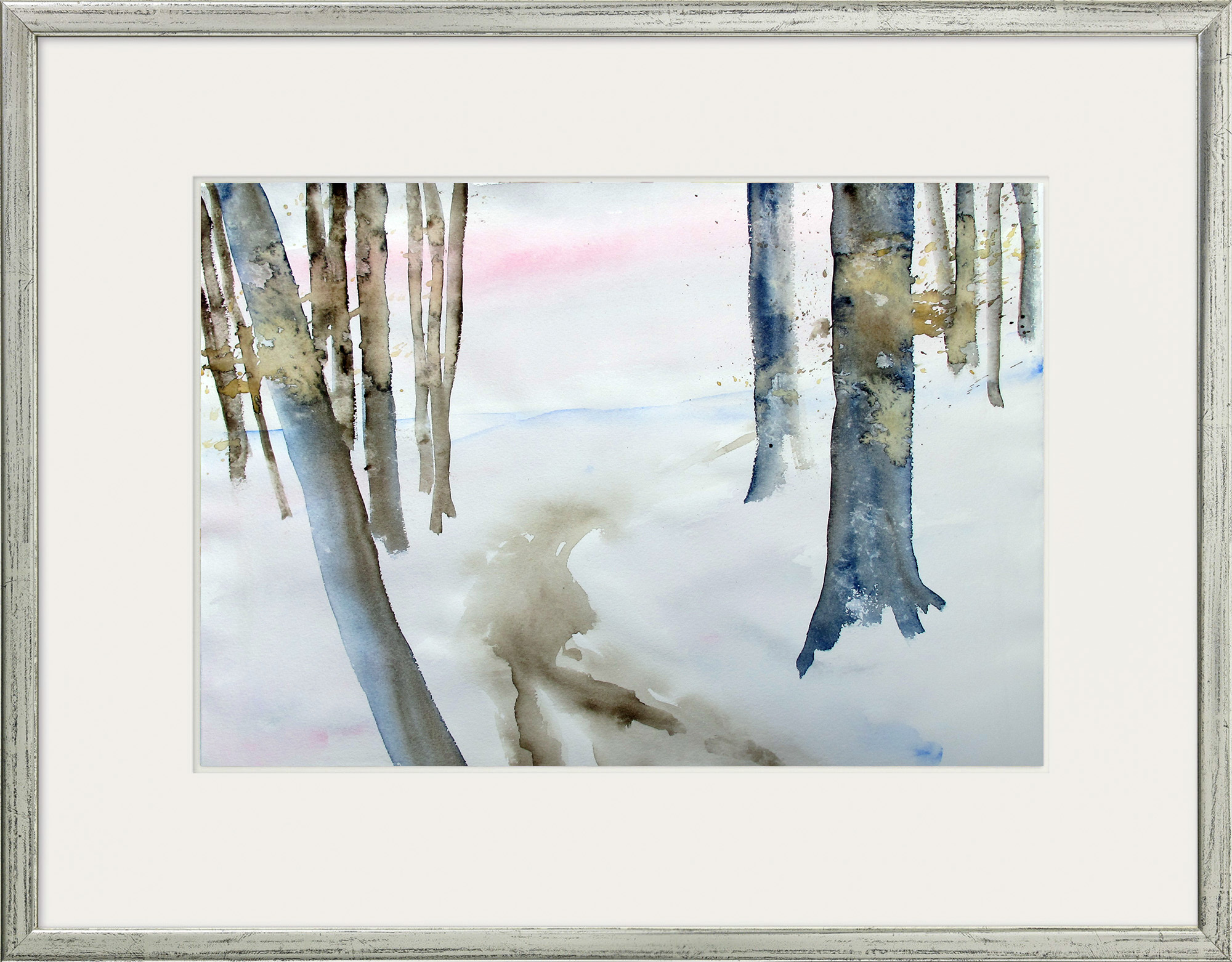 Hans-Jürgen Gaudeck: Bild ‚Winterlandschaft‘ (2022) (Unikat)