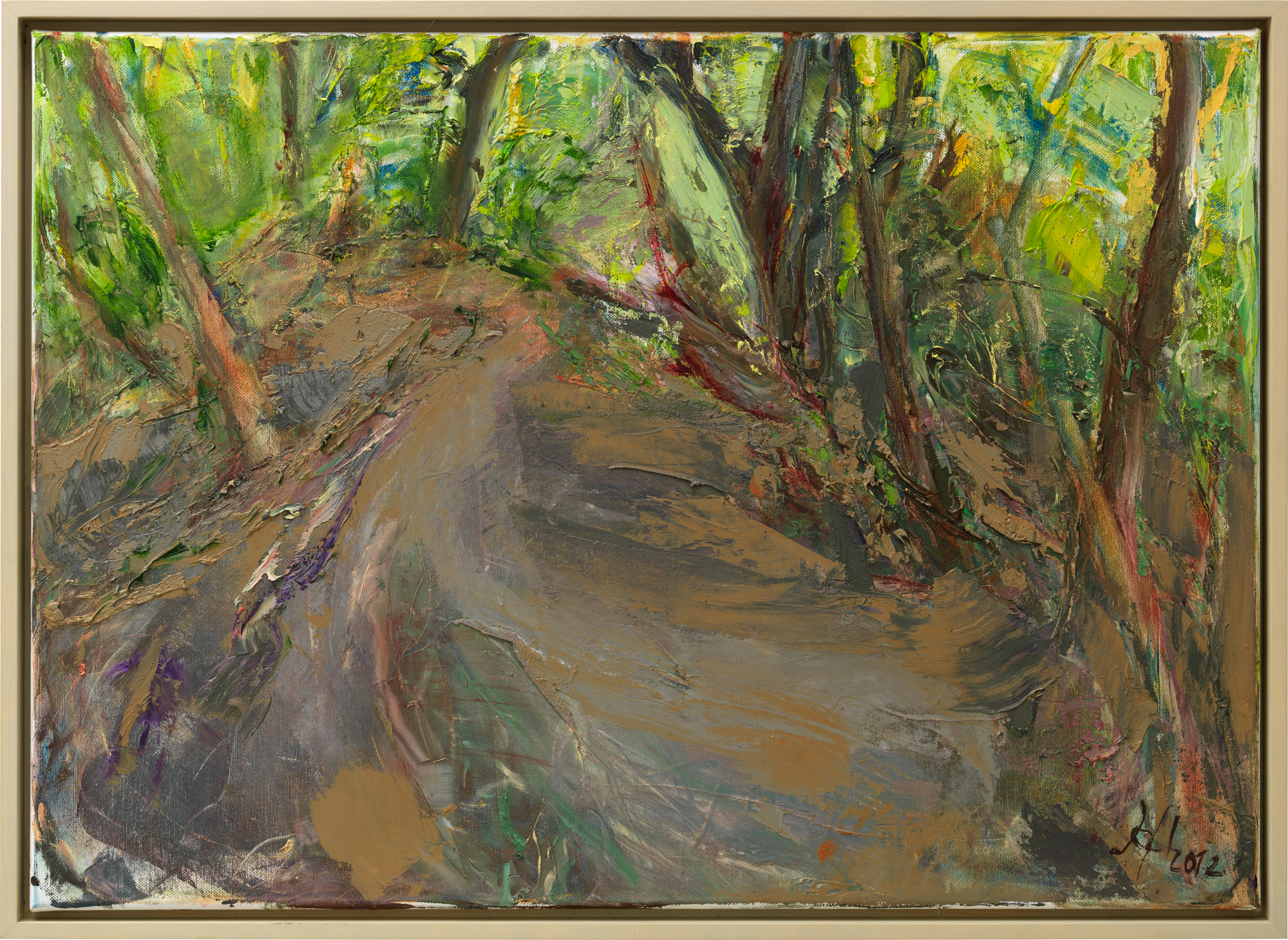 Johannes Heisig: Bild ‚Kleiner Odenwald – Fries VII‘ (2012) (Unikat)