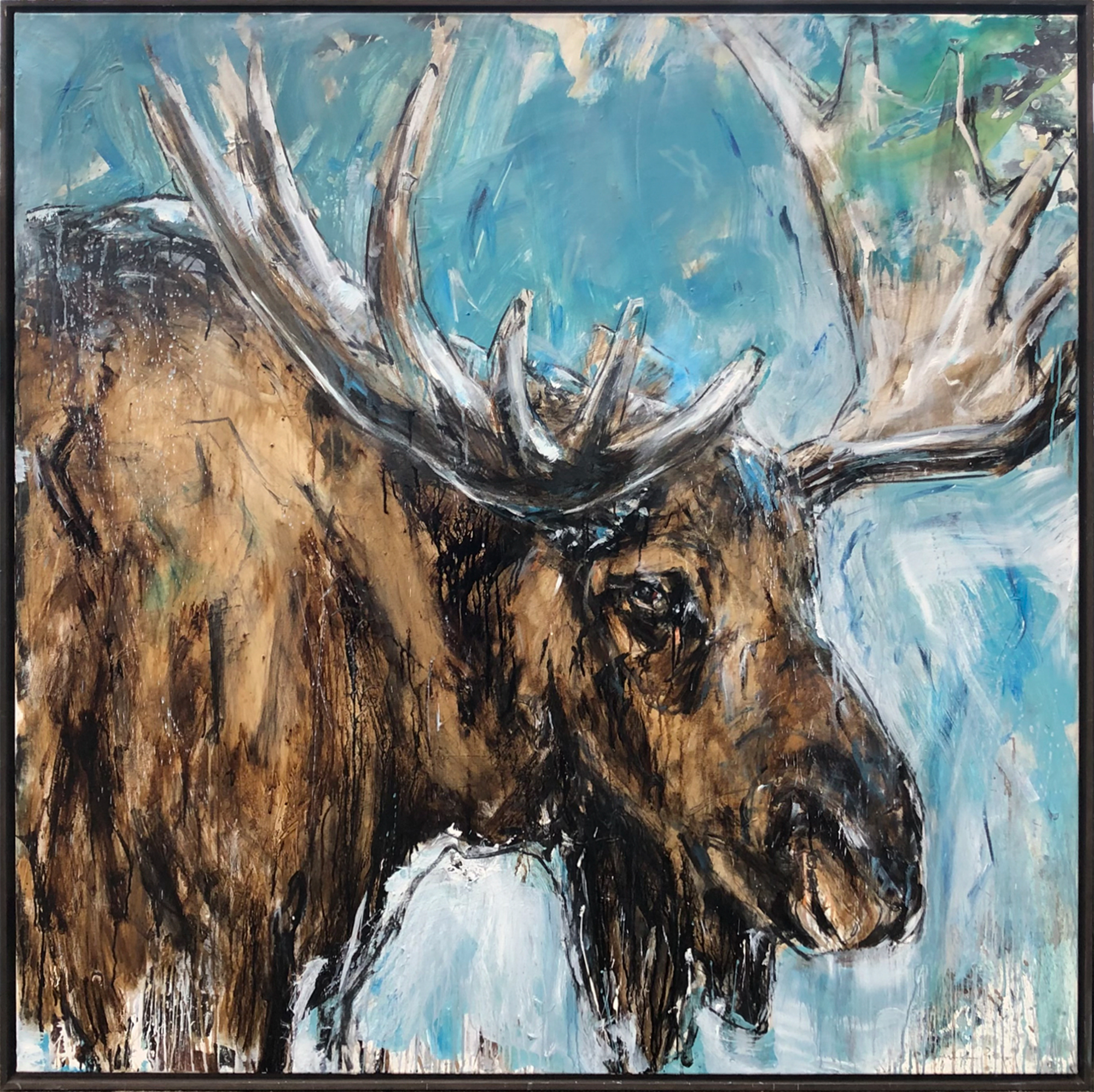 Ralf Koenemann: Bild ‚Moose_2‘ (2024) (Unikat)