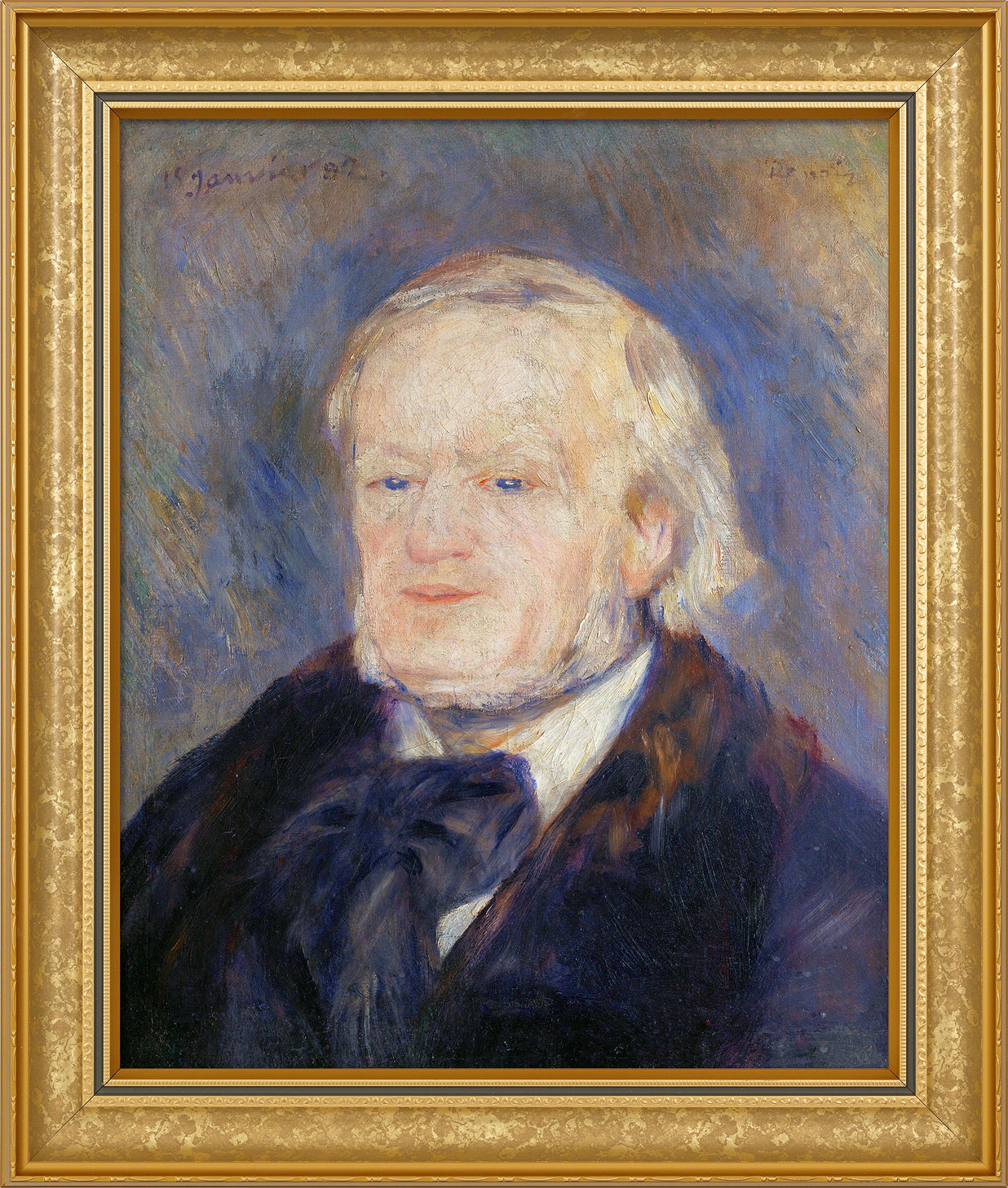 Bild "Richard Wagner" (1882), gerahmt