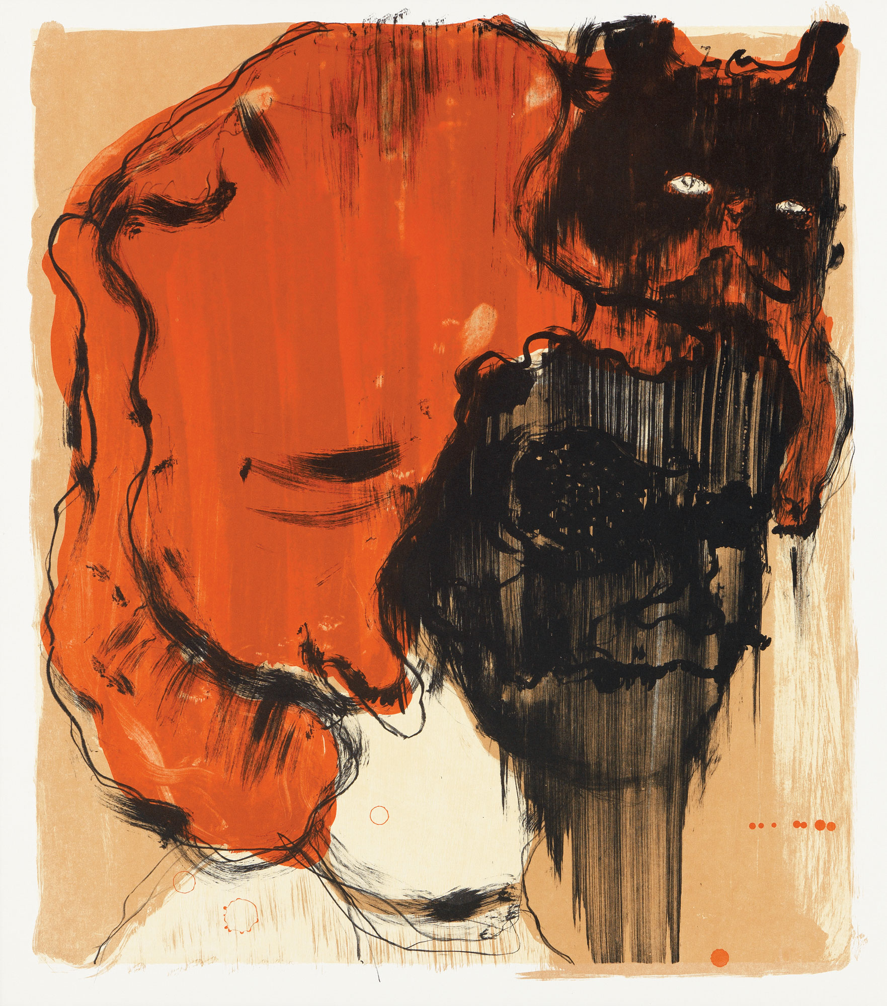 Gert & Uwe Tobias: Bild ‚Ohne Titel (rot)‘ (2013)