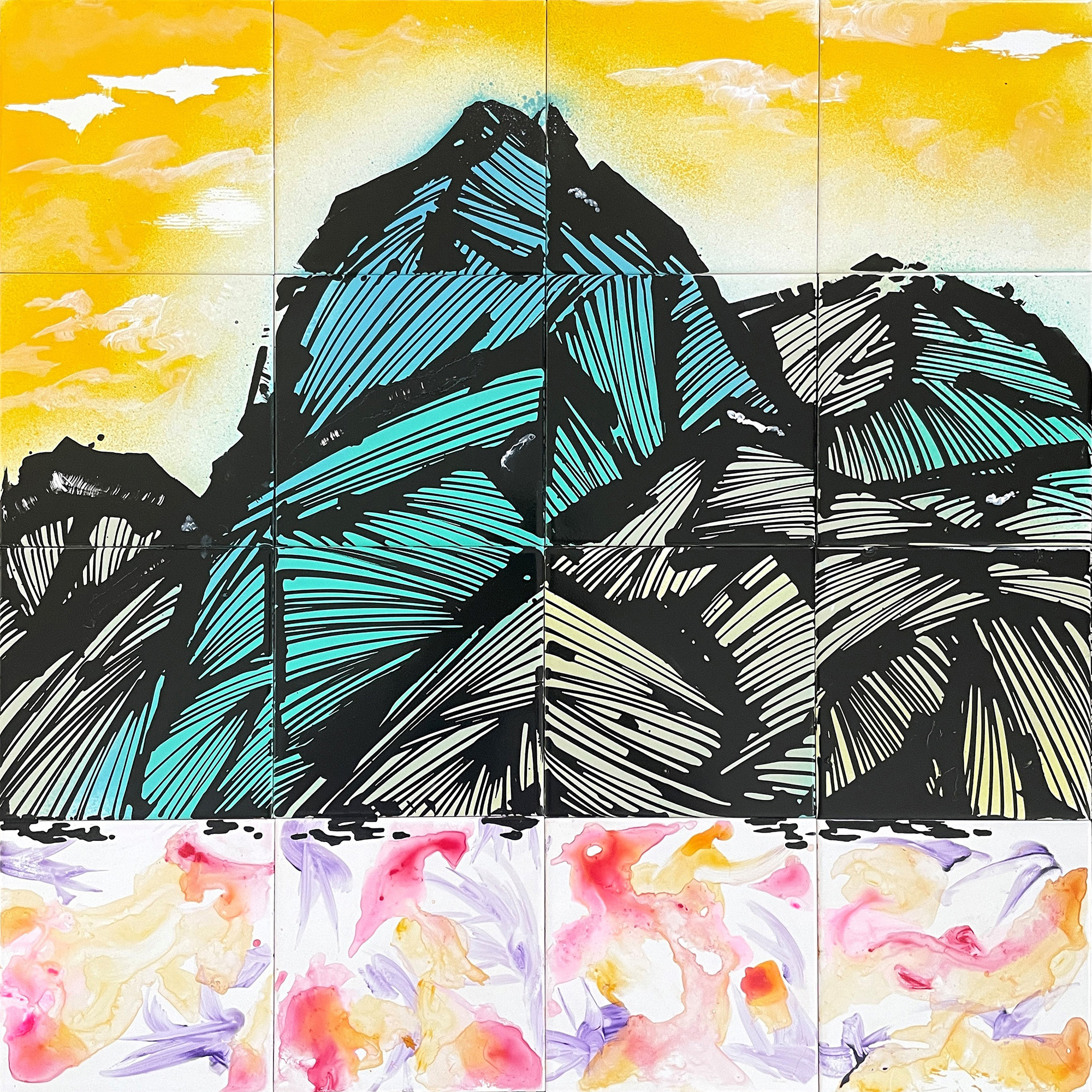 Zyko78: Bild ‚Aloha Mountain I‘ (2025) (Unikat)