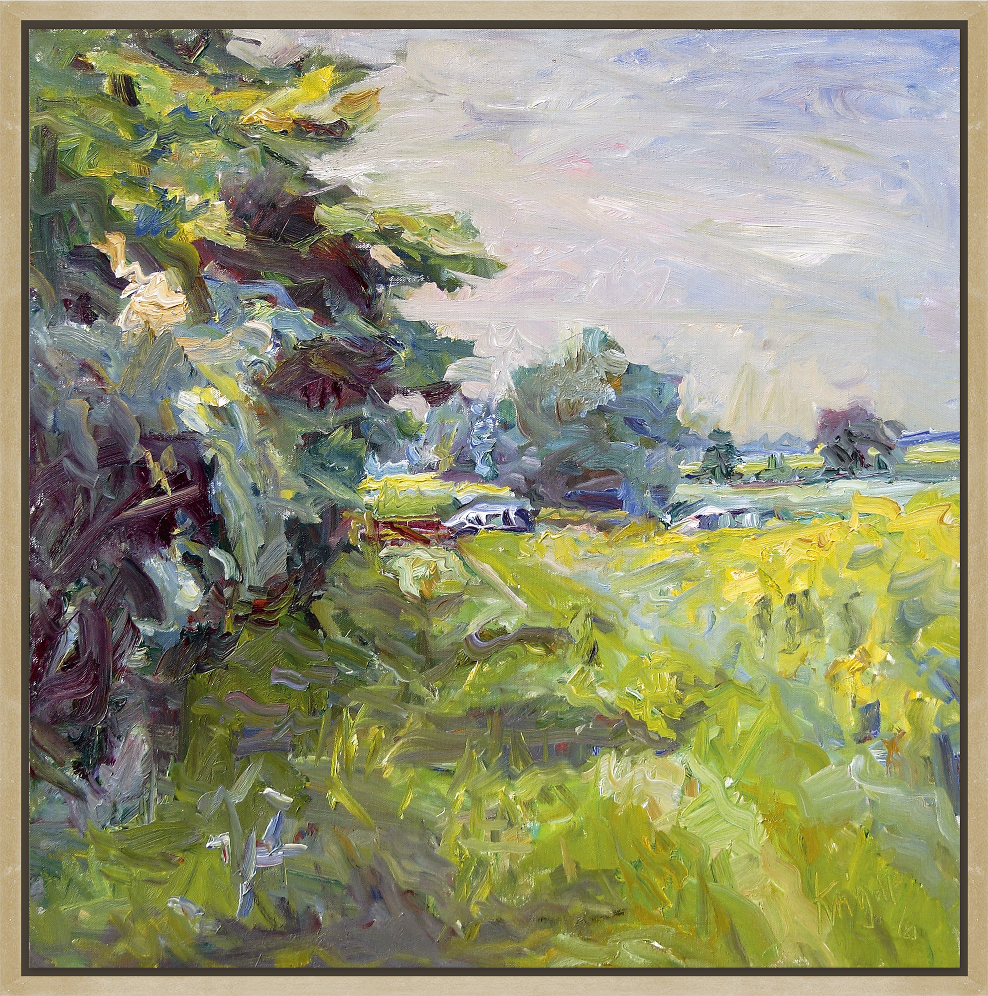 André Krigar: Bild ‚Feldweg bei Stein‘ (2016) (Unikat)