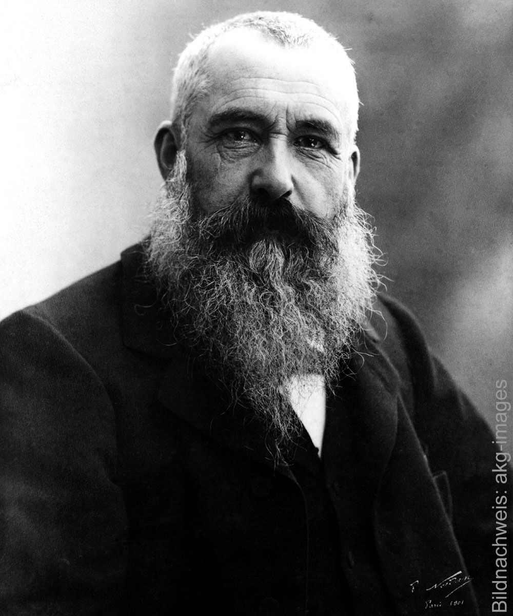Porträt des Künstlers Claude Monet
