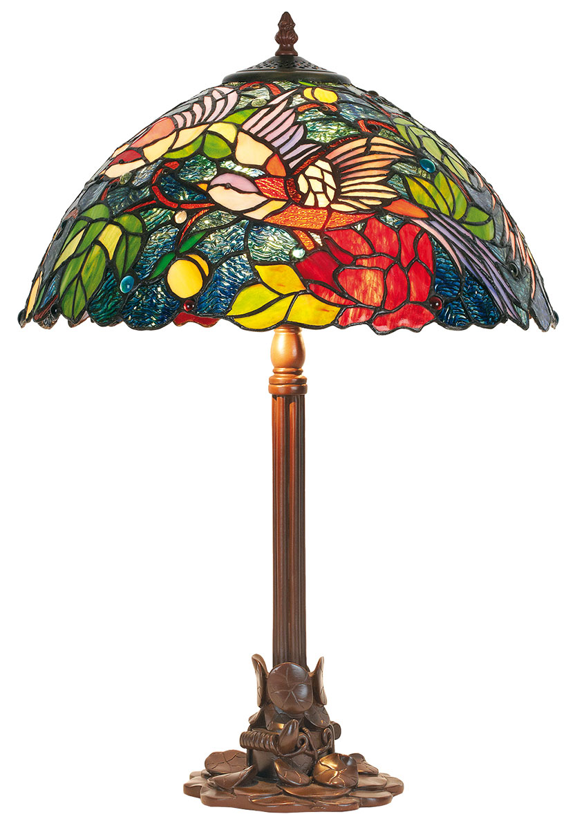 Table lamp "Oiseau" - after Louis C. Tiffany