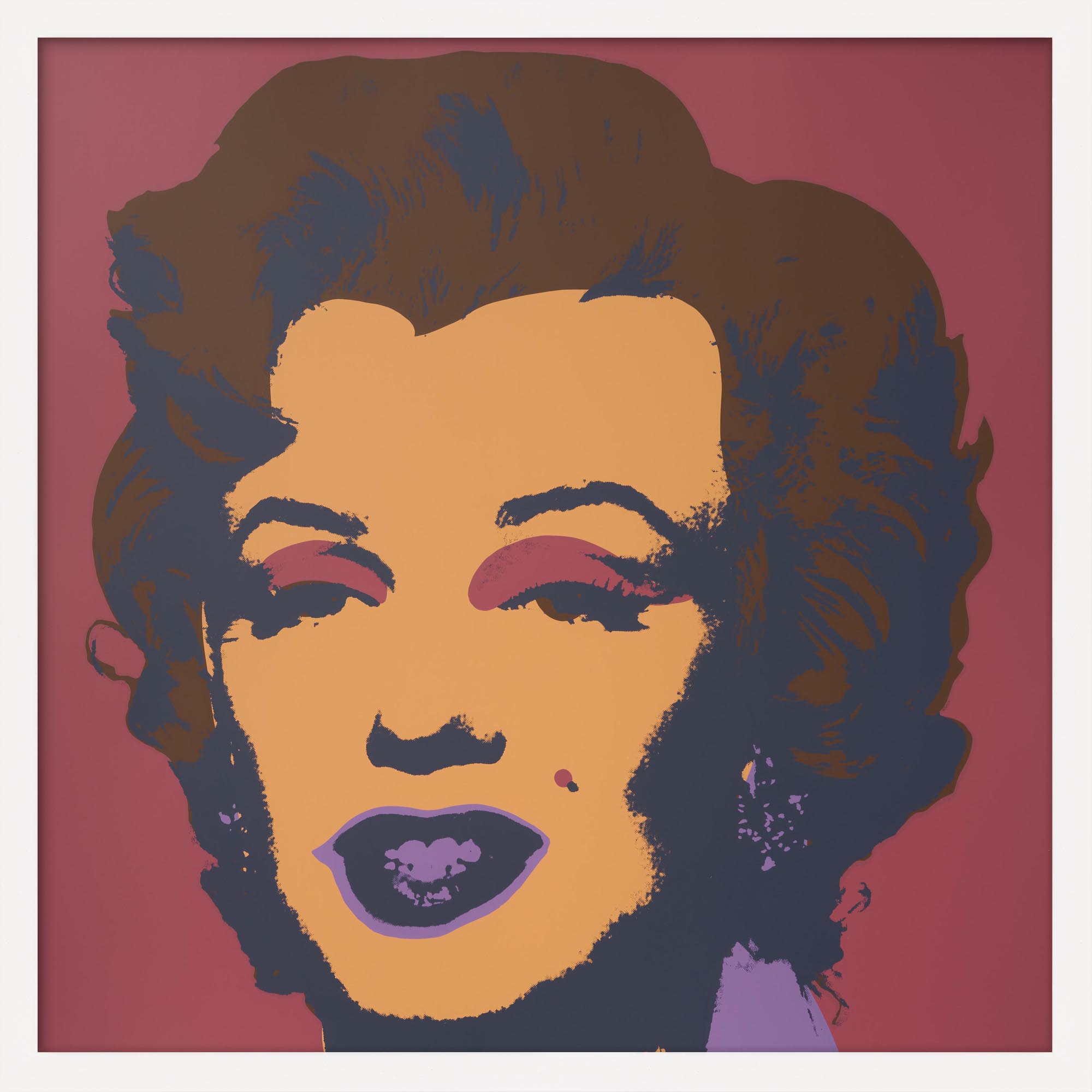 Andy Warhol: Bild ‚Sunday B. Morning Marilyn Beige, Braun, Lila, Altrosa‘