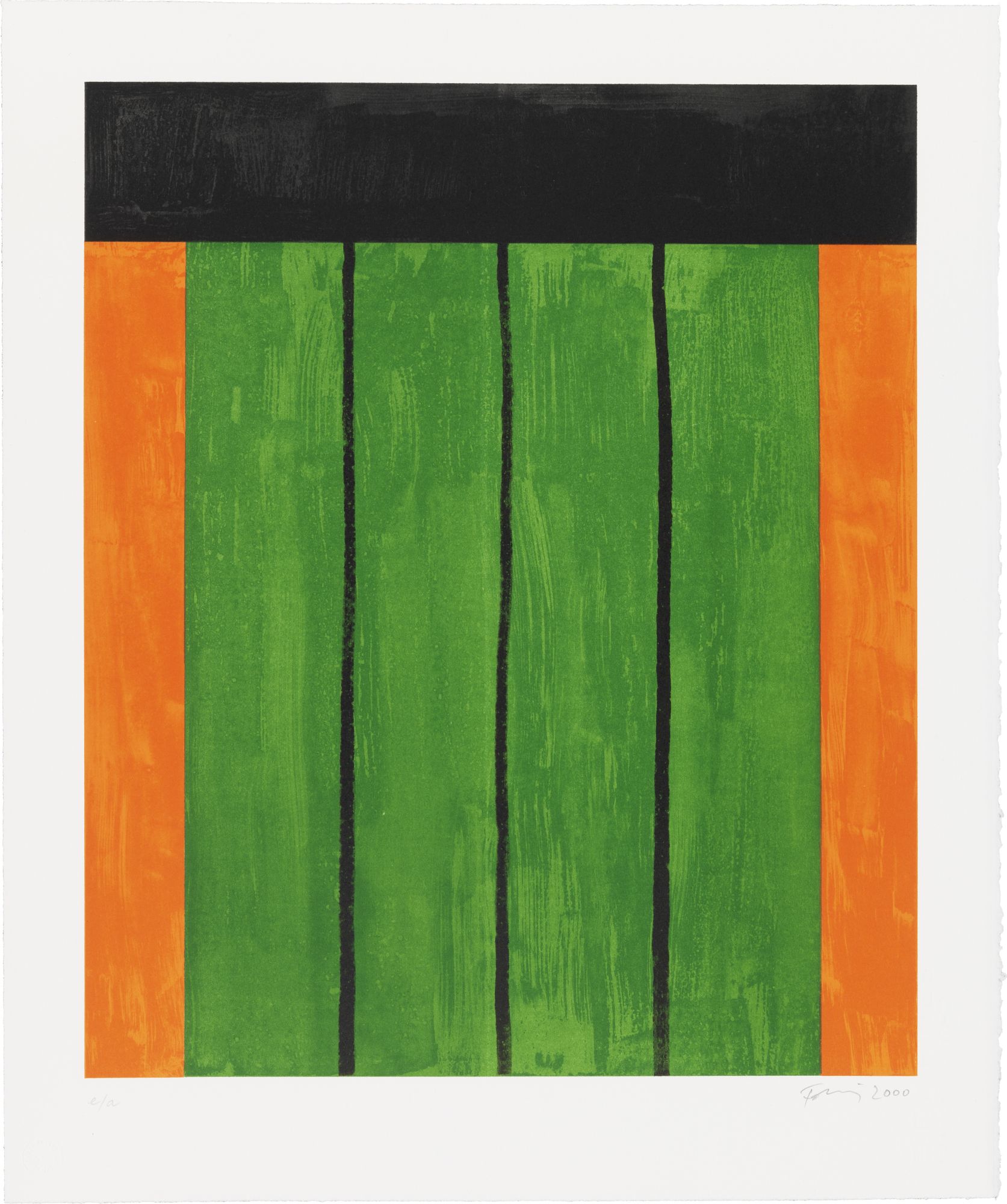 Günther Förg: Bild ‚Erker Suite 2000, Blatt 4‘ (2000)